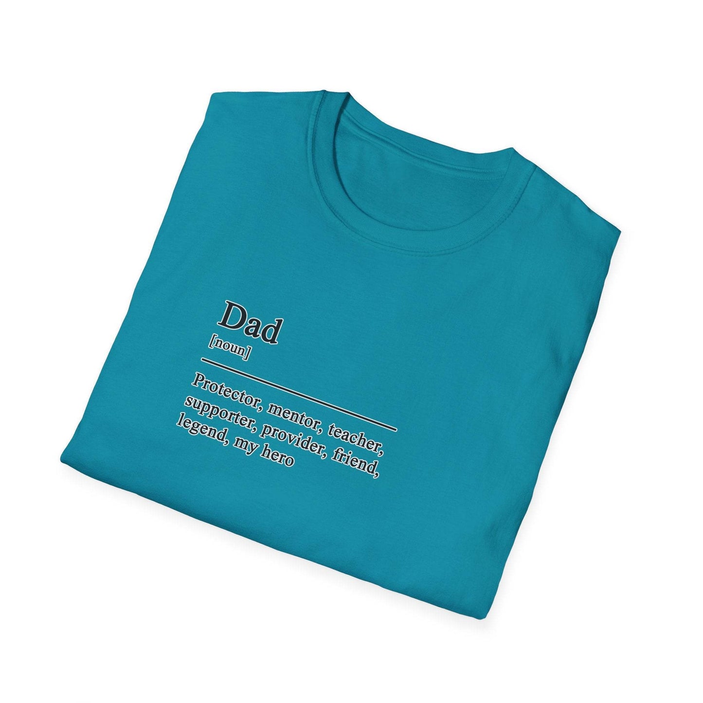 Dad Definition Unisex T-Shirt, Fathers Day Gift Tee, Softstyle Shirt for Dad, House Wear, Comfortable Tee Shirt - Little Flower Farm