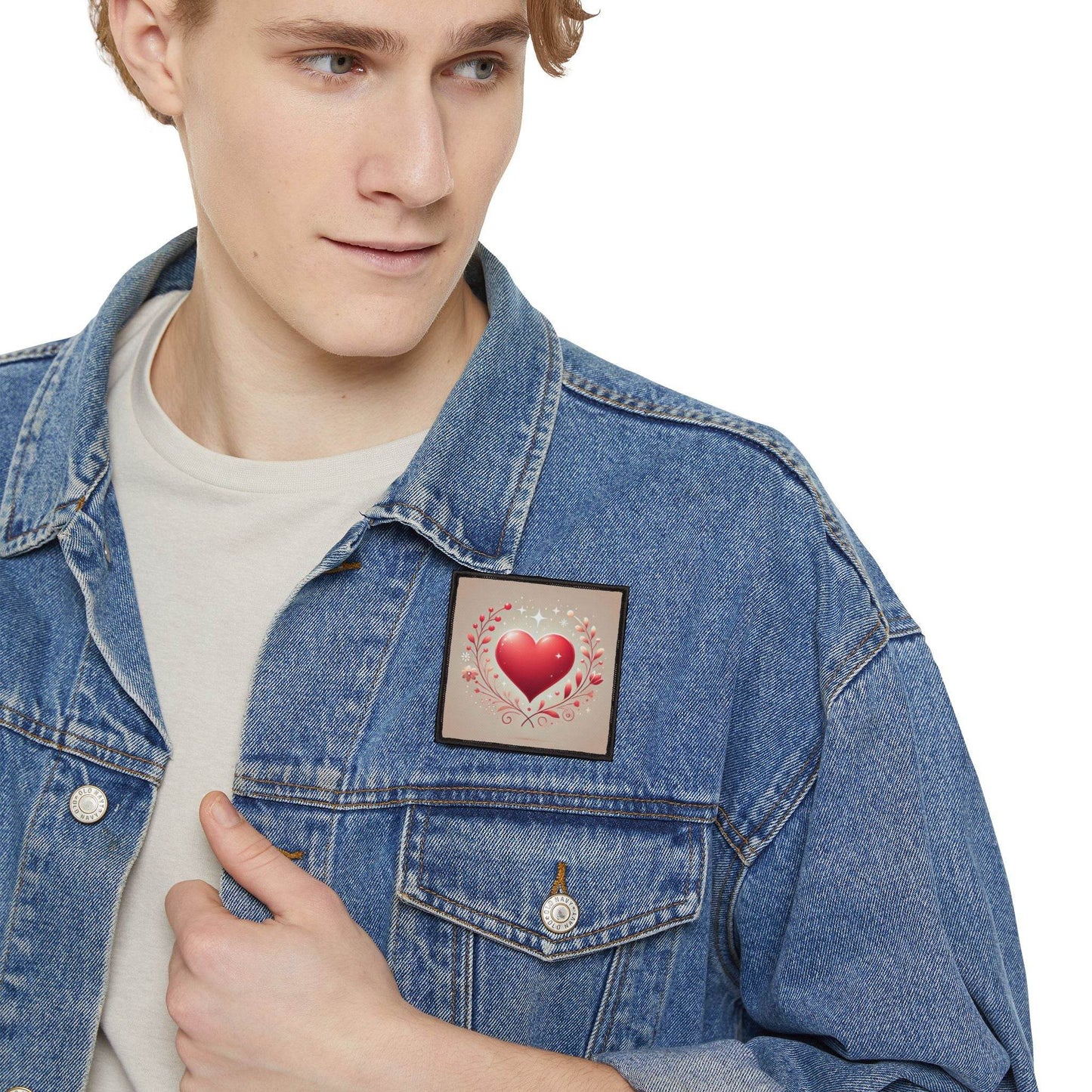 Heart Iron-On Patches, Love Expression Artsy Patches, Romantic Patch Set, Colorful Valentine Decor, DIY Embroidered Patch, Sew-On Applique - Little Flower Farm