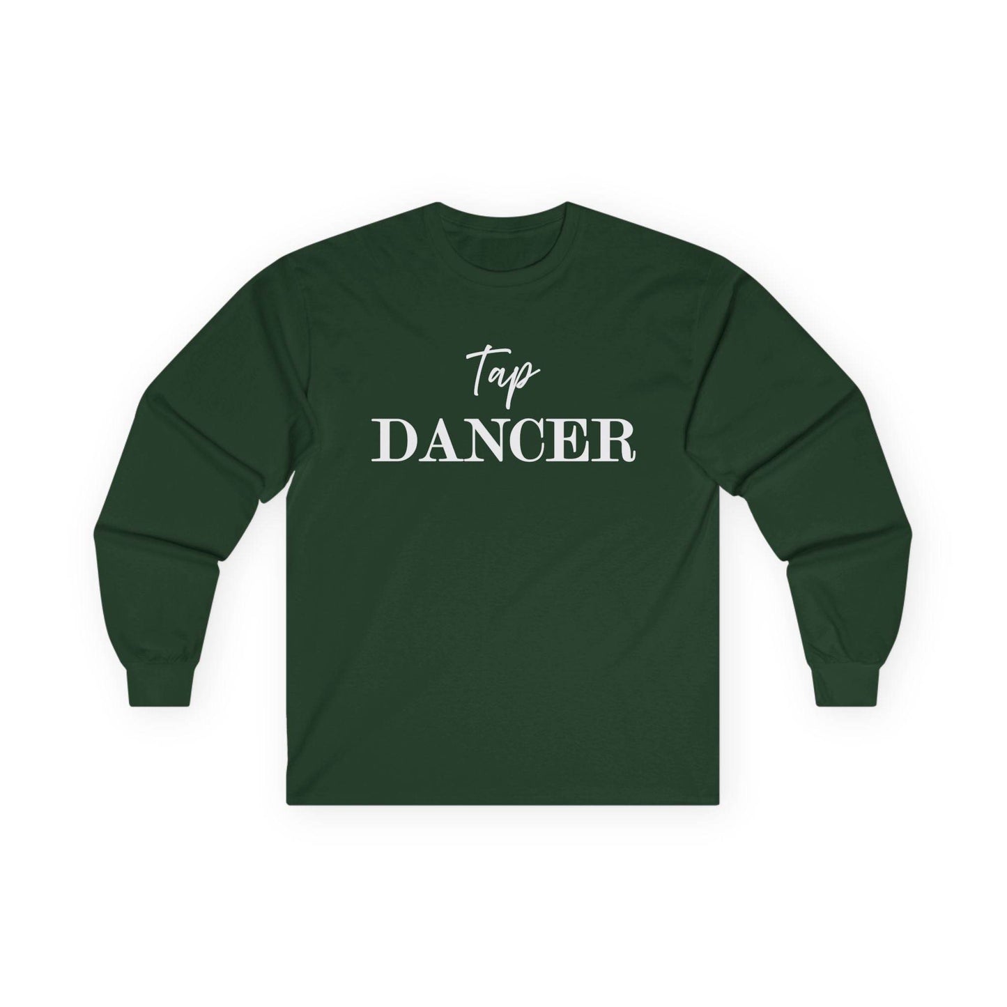 Tap Dancer Shirt, Dance Practice Tee, Dance Lover Gift, Long Sleeve T-Shirt, Unisex Cotton Top - Little Flower Farm