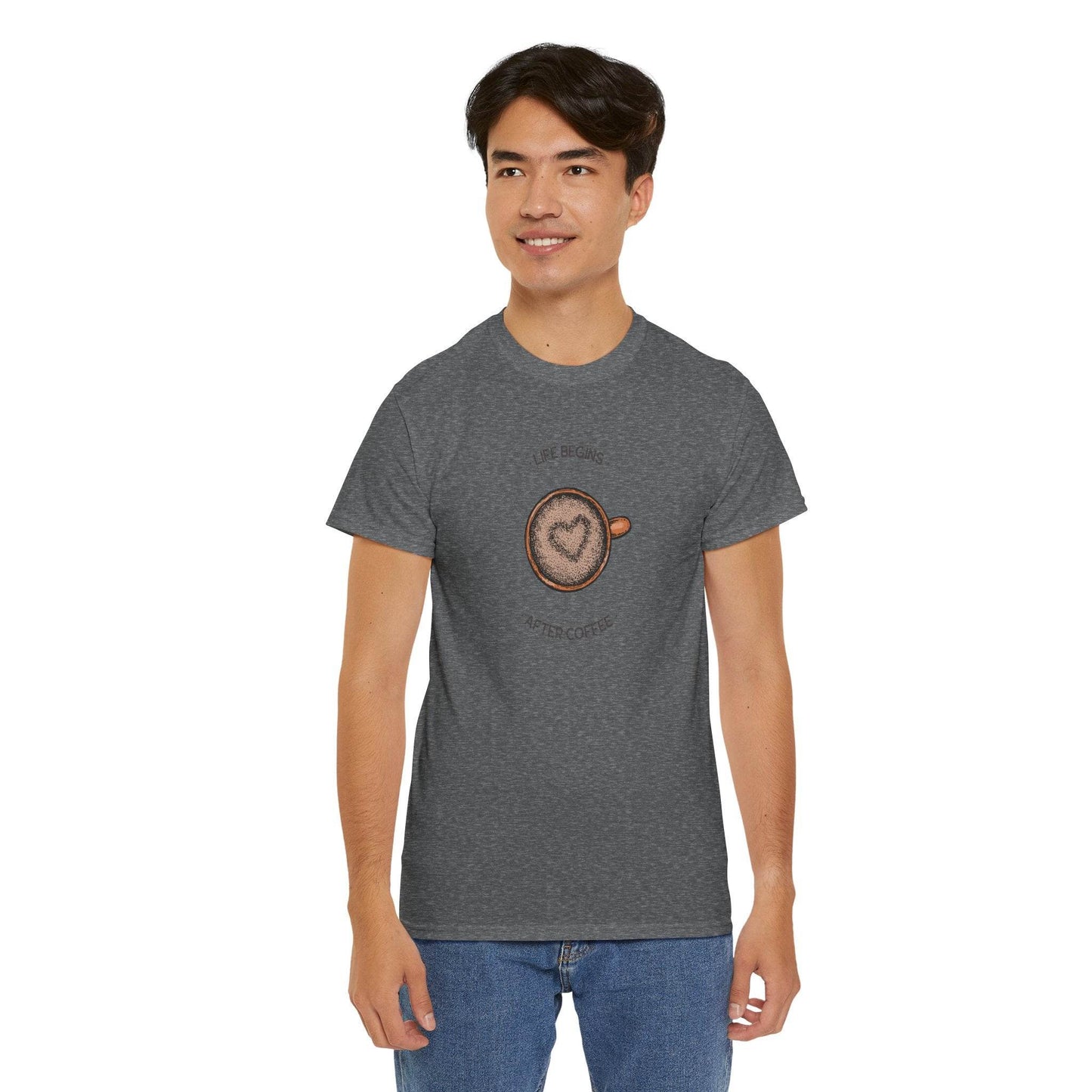 Coffee Lover Unisex Tee, Coffee Tee, Caffeine Addict Shirt, Funny Coffee Shirt, Coffee Gift, Coffee T-Shirt - Little Flower Farm