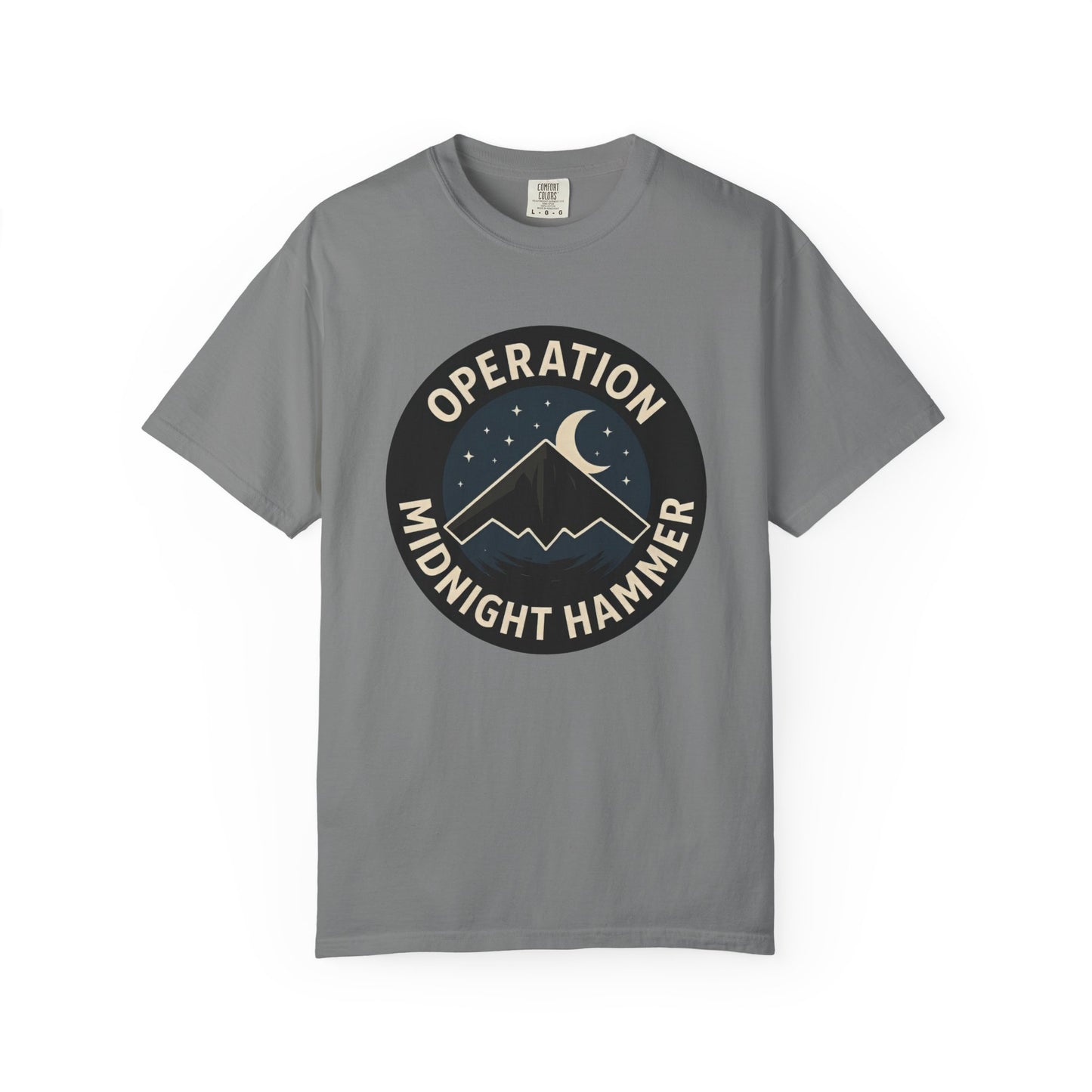 Operation Midnight Hammer T-Shirt Garment-Dyed Unisex T-Shirt | Casual Comfort Tee for Everyday Wear, Great for Gifts, 509th