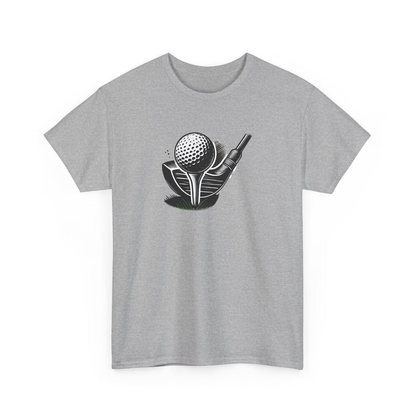 Golf Club Head Tee Shirt, Golf Lover Gift, Golfing Shirt, Unisex Tee, Golf Player FAV - Little Flower Farm