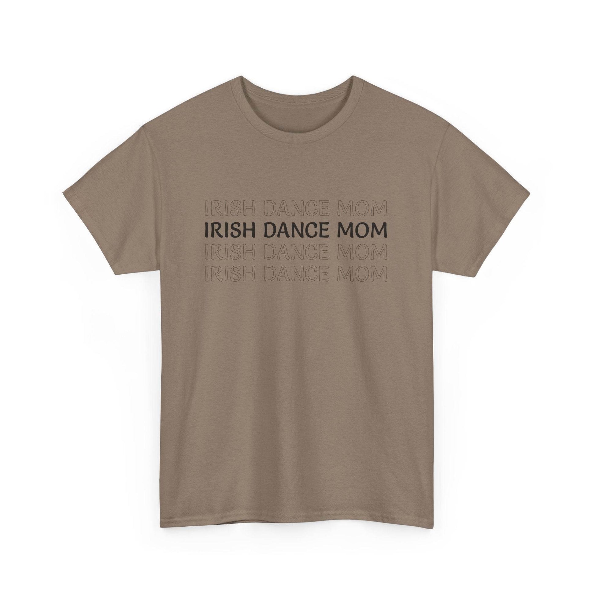 Irish Dance Mom Tee, St. Patrick's Day Shirt, Celtic Dance T-Shirt, Irish Pride Top, Shamrock Apparel - Little Flower Farm