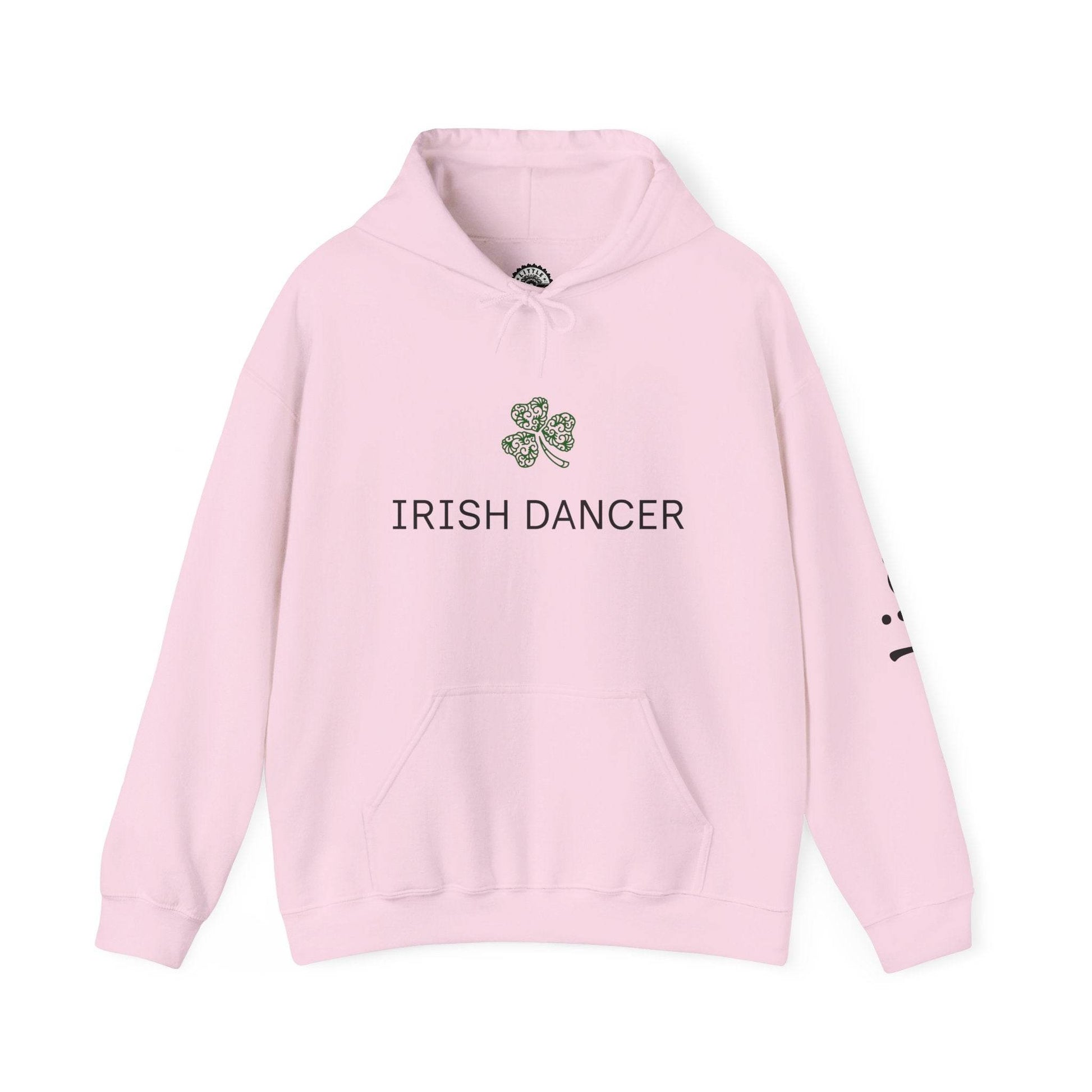 Personalized Irish Dancer Hoodie, Dance Sweatshirt, Celtic Jig Pullover, Shamrock Dance Jacket, St. Patrick's Day Top - Little Flower Farm