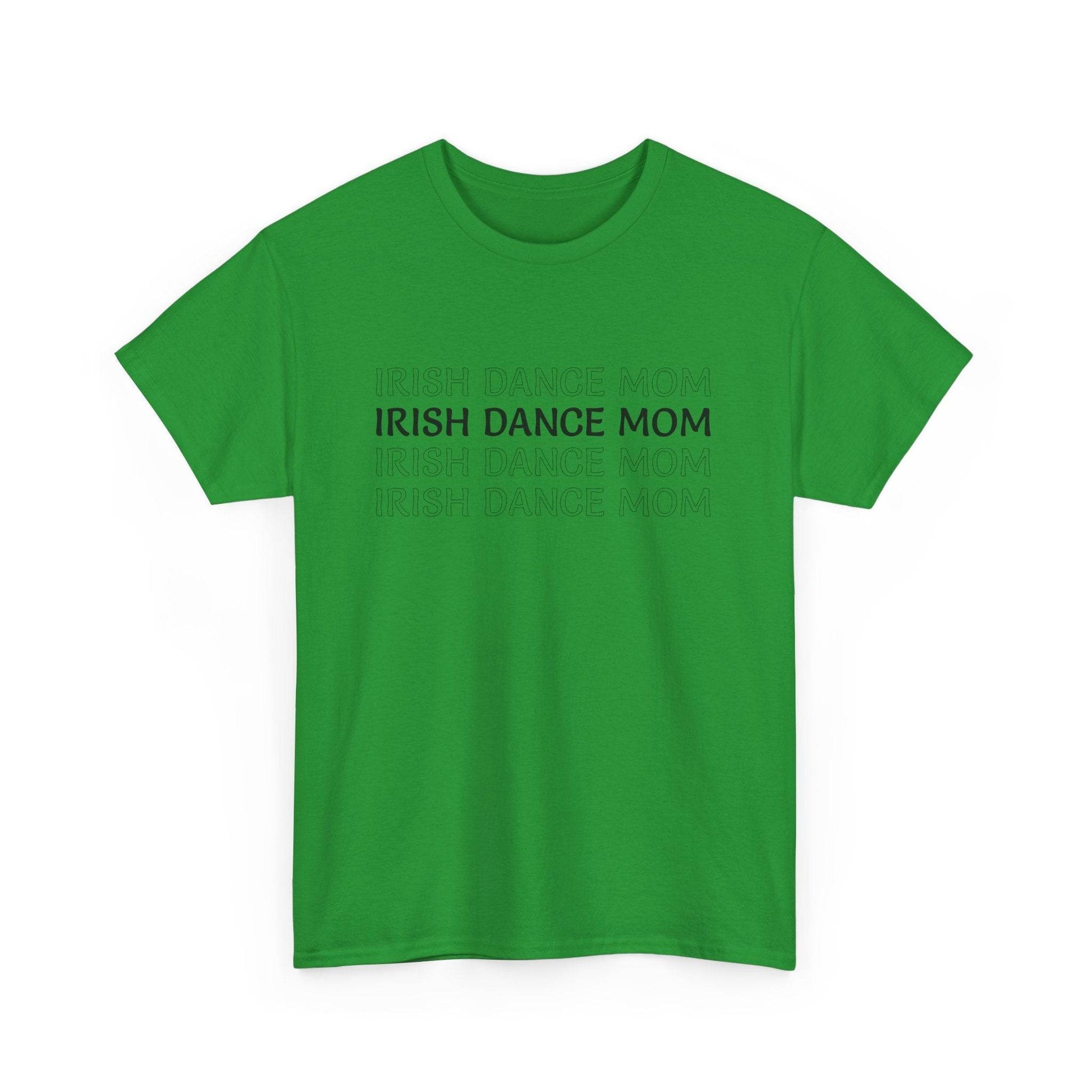 Irish Dance Mom Tee, St. Patrick's Day Shirt, Celtic Dance T-Shirt, Irish Pride Top, Shamrock Apparel - Little Flower Farm