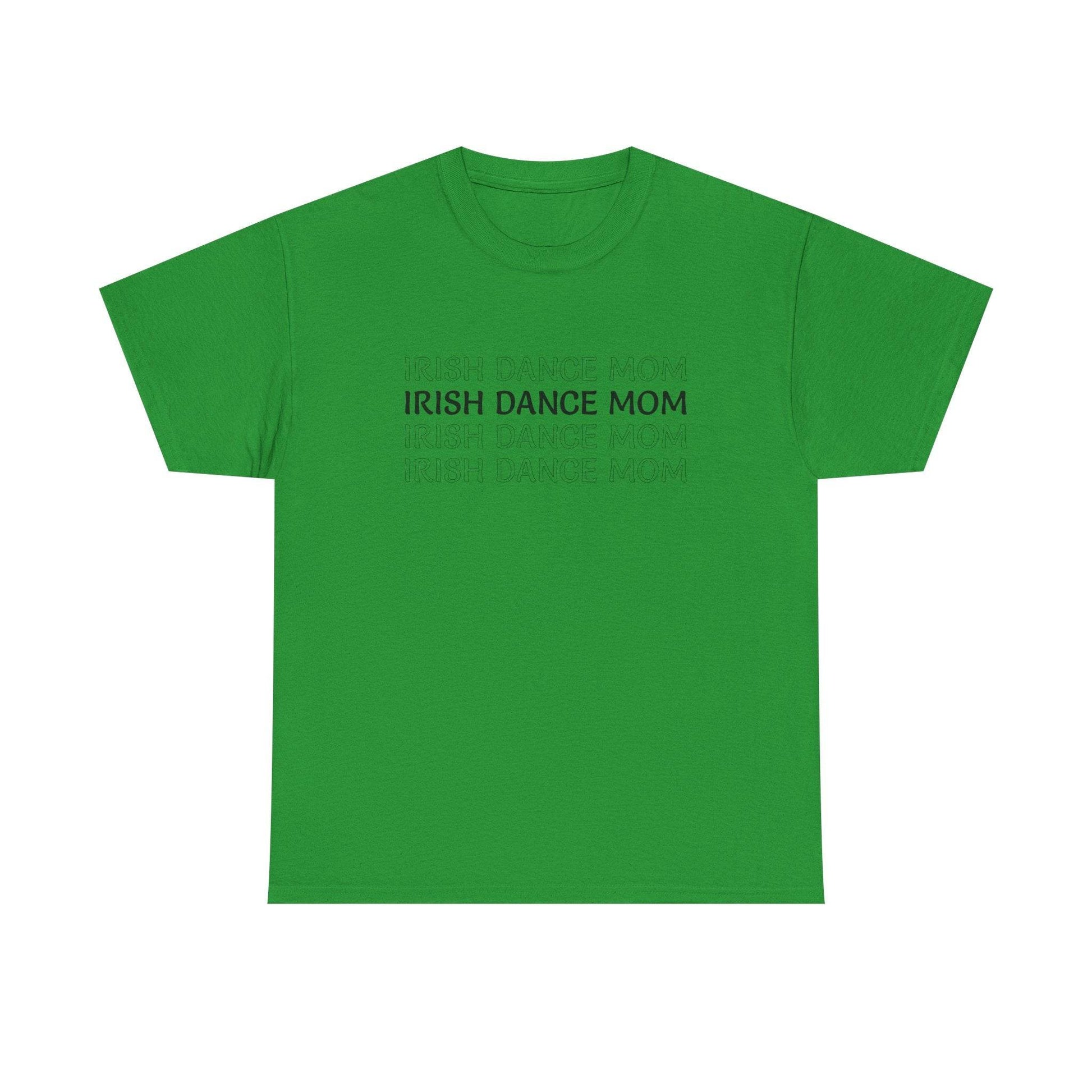 Irish Dance Mom Tee, St. Patrick's Day Shirt, Celtic Dance T-Shirt, Irish Pride Top, Shamrock Apparel - Little Flower Farm