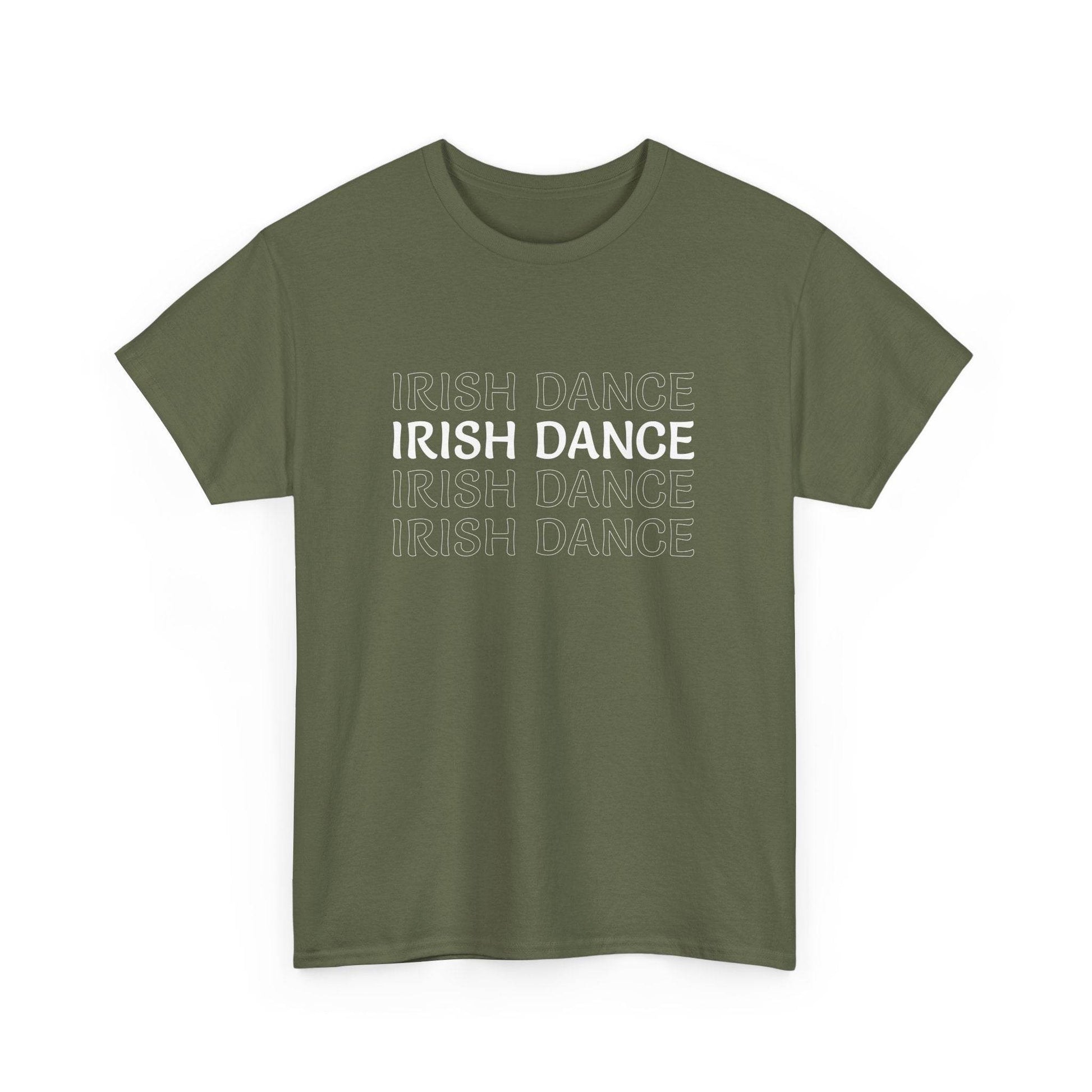 Irish Dance Tee, St. Patrick's Day Shirt, Celtic Dance T-Shirt, Irish Pride Top, Shamrock Apparel - Little Flower Farm