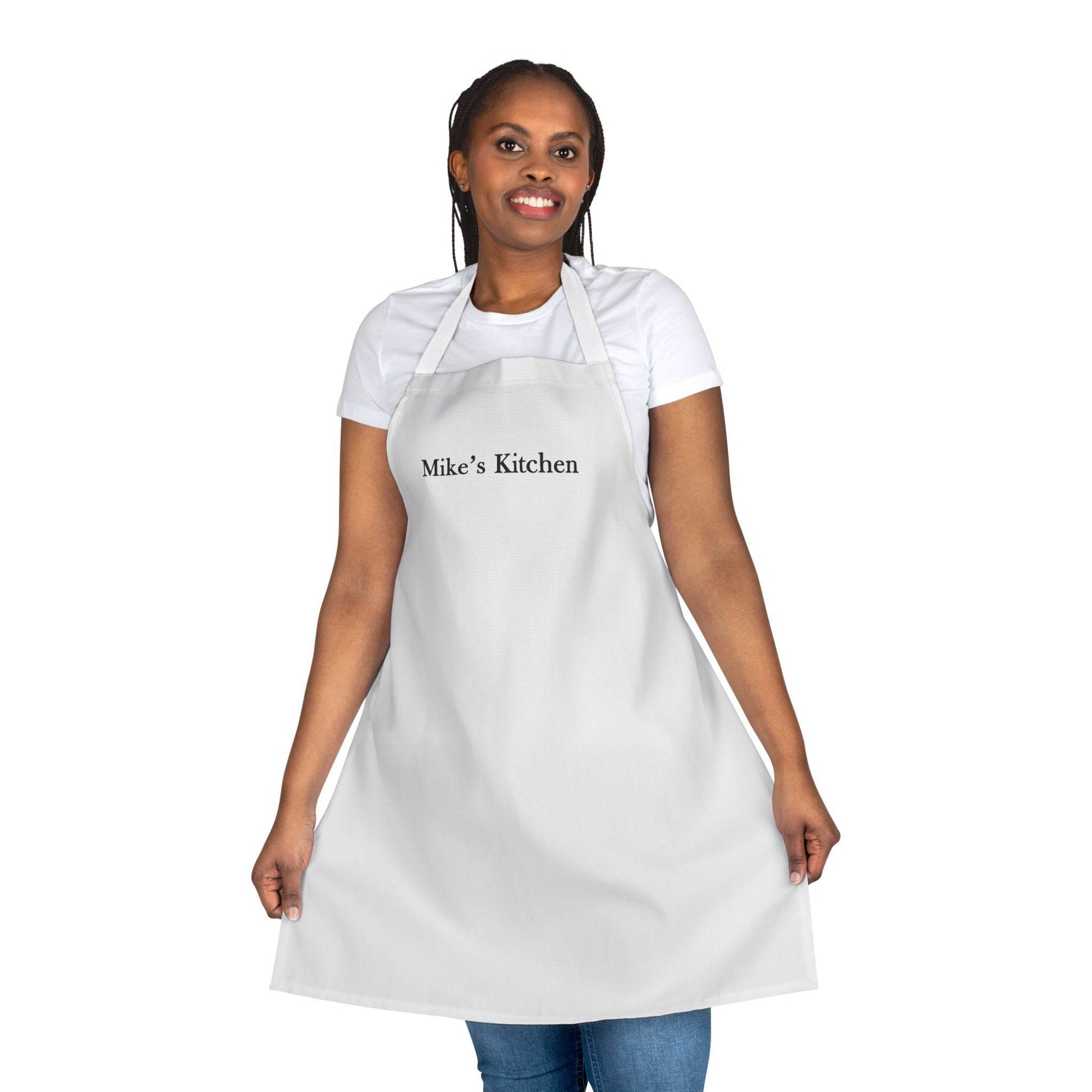 Personalized Kitchen Apron, Custom Home Kitchen Cooking Gift, Religious Handmade Chef BBQ, Adjustable 5-Color Straps, Christian, Custom - Little Flower Farm