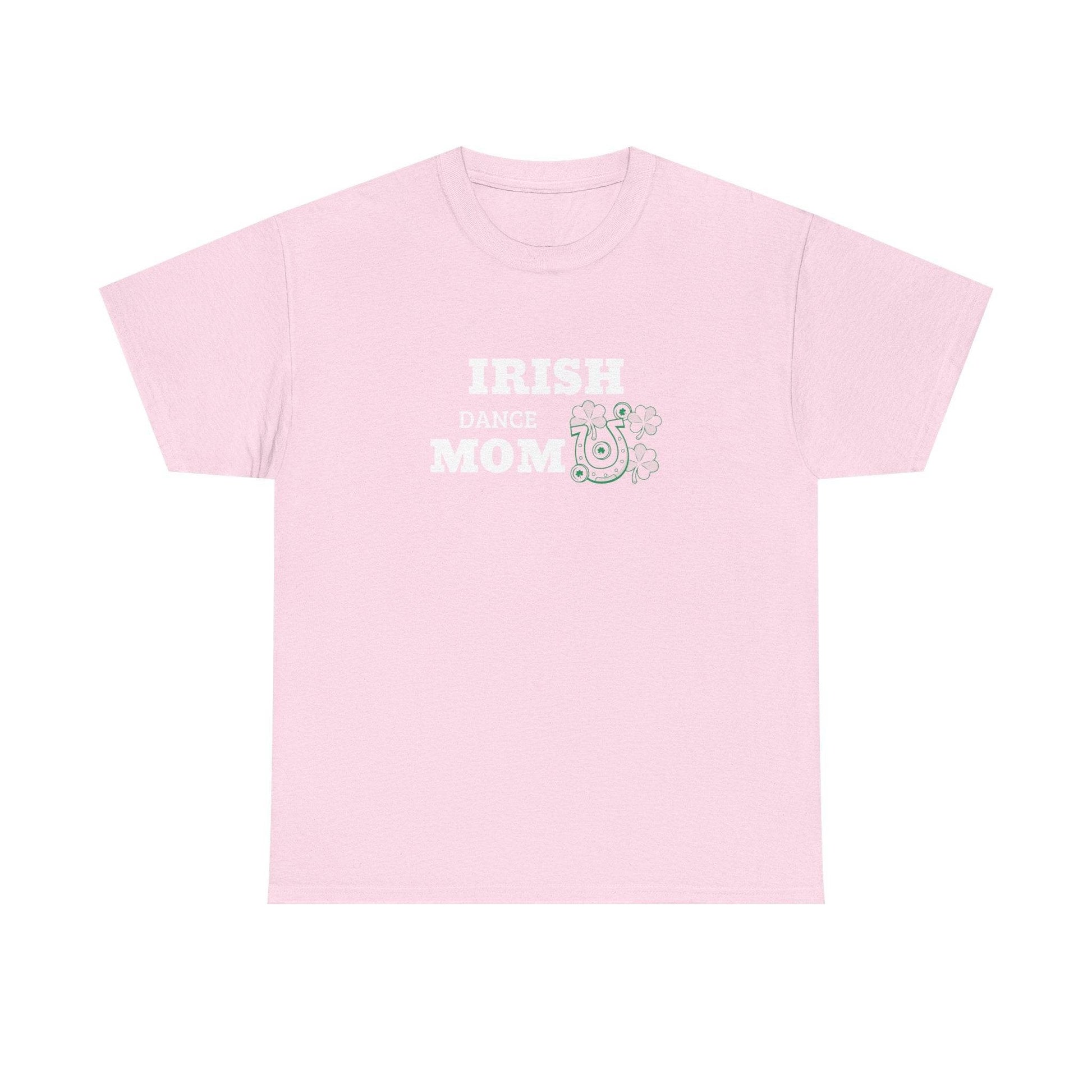Irish Dance Mom Tee, St. Patrick's Day Shirt, Celtic Dance T-Shirt, Irish Pride Top, Shamrock Apparel - Little Flower Farm