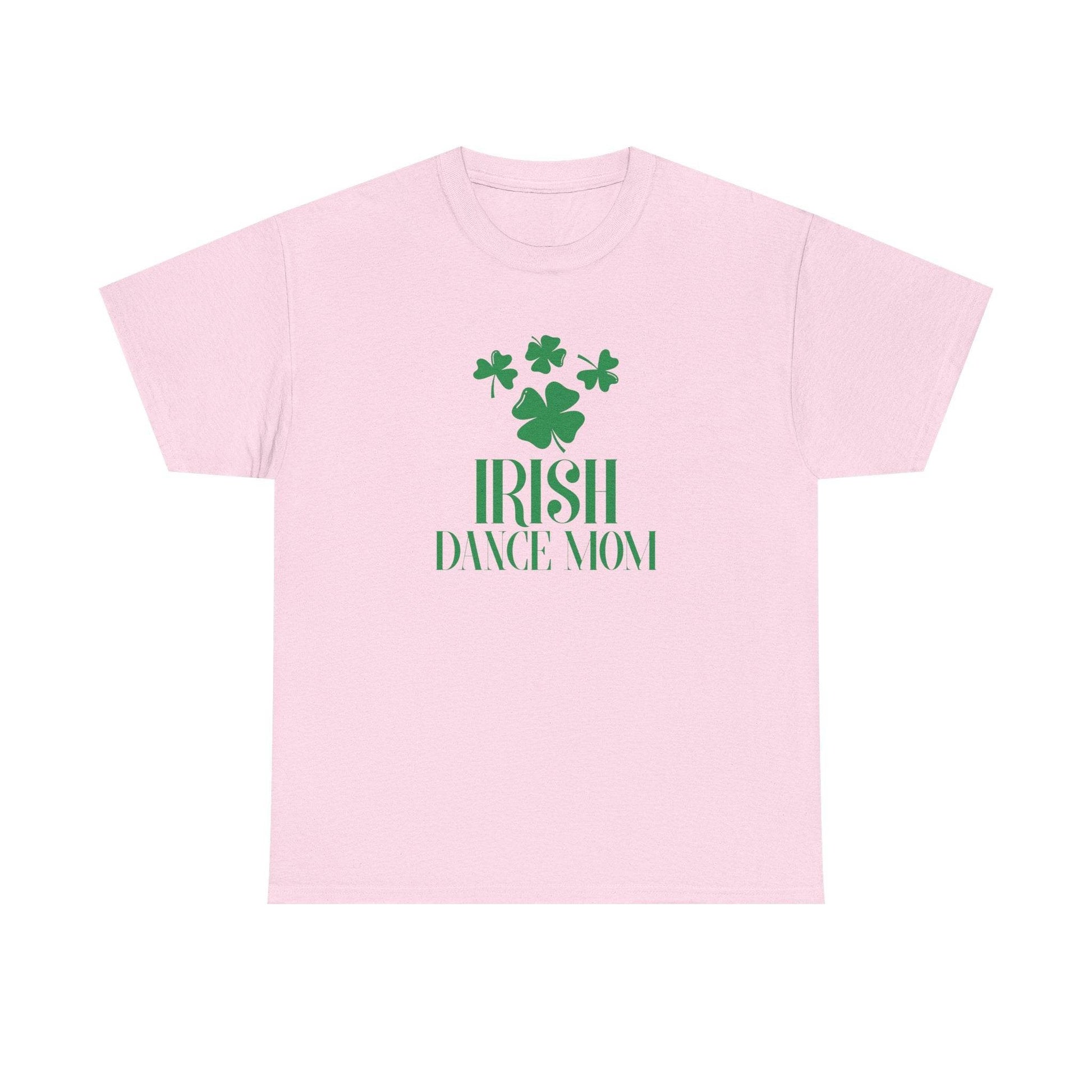 Irish Dance Mom Tee, St. Patrick's Day Shirt, Celtic Dance T-Shirt, Irish Pride Top, Shamrock Apparel - Little Flower Farm