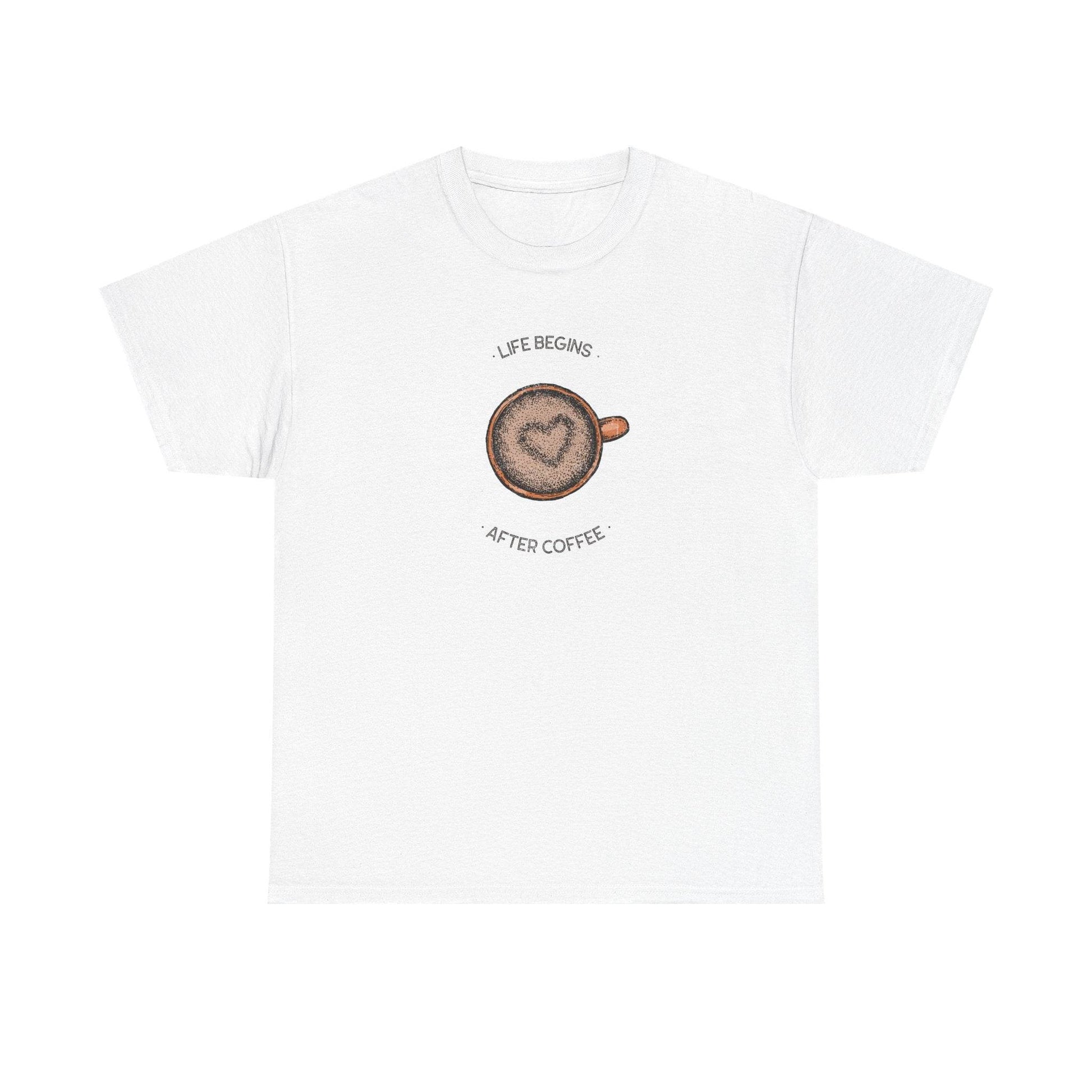Coffee Lover Unisex Tee, Coffee Tee, Caffeine Addict Shirt, Funny Coffee Shirt, Coffee Gift, Coffee T-Shirt - Little Flower Farm