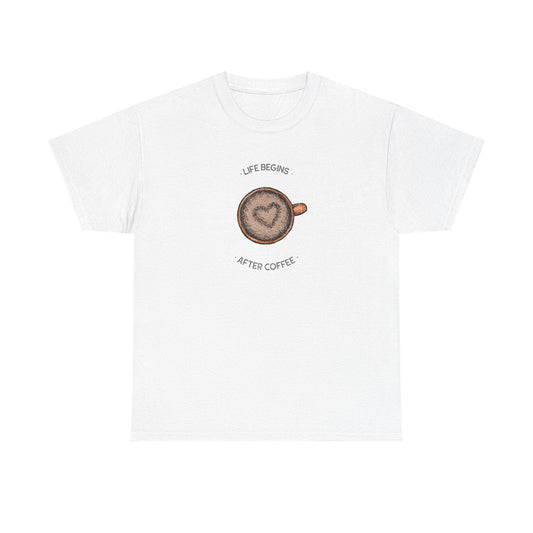Coffee Lover Unisex Tee, Coffee Tee, Caffeine Addict Shirt, Funny Coffee Shirt, Coffee Gift, Coffee T-Shirt - Little Flower Farm