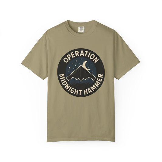 Operation Midnight Hammer T-Shirt Garment-Dyed Unisex T-Shirt | Casual Comfort Tee for Everyday Wear, Great for Gifts, 509th