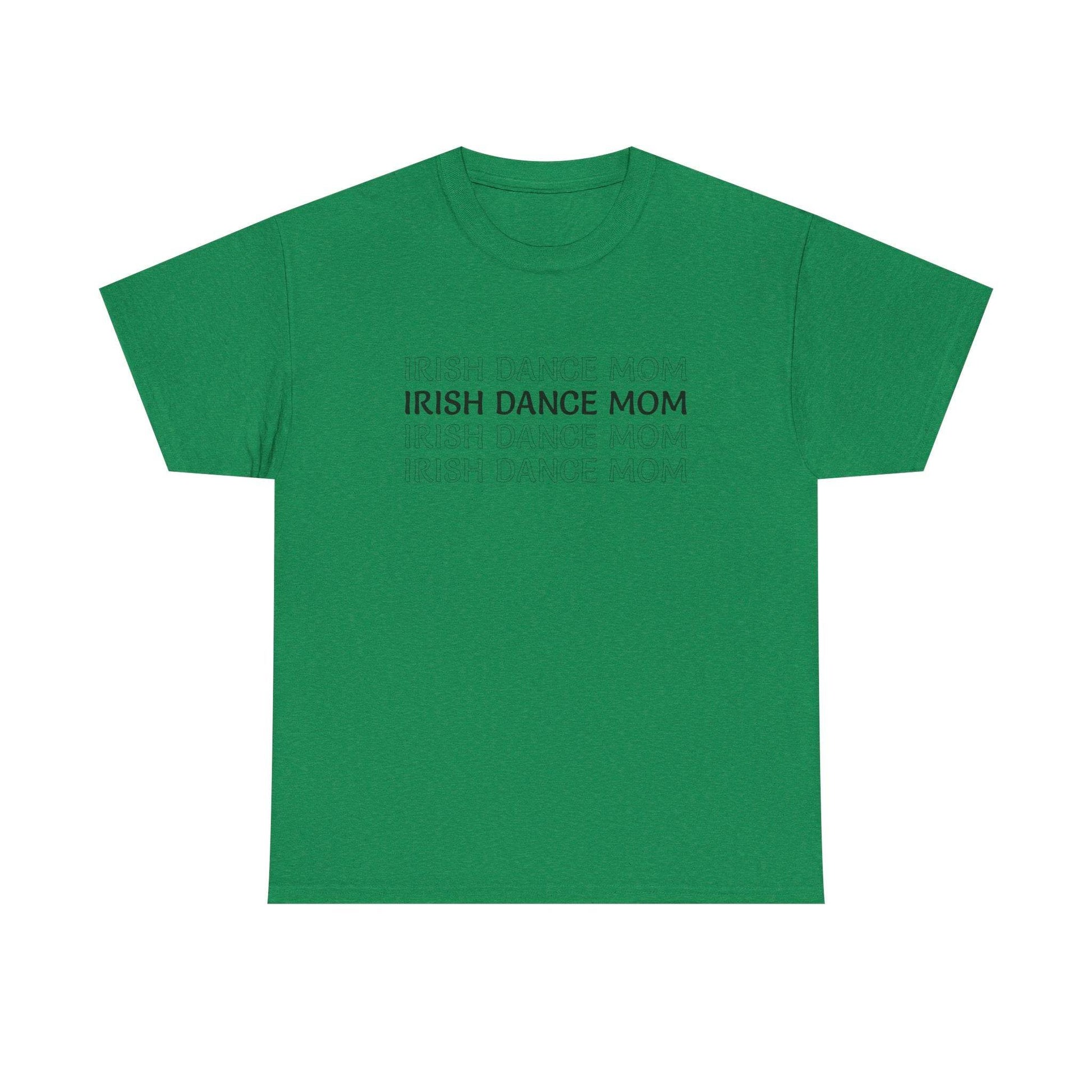 Irish Dance Mom Tee, St. Patrick's Day Shirt, Celtic Dance T-Shirt, Irish Pride Top, Shamrock Apparel - Little Flower Farm