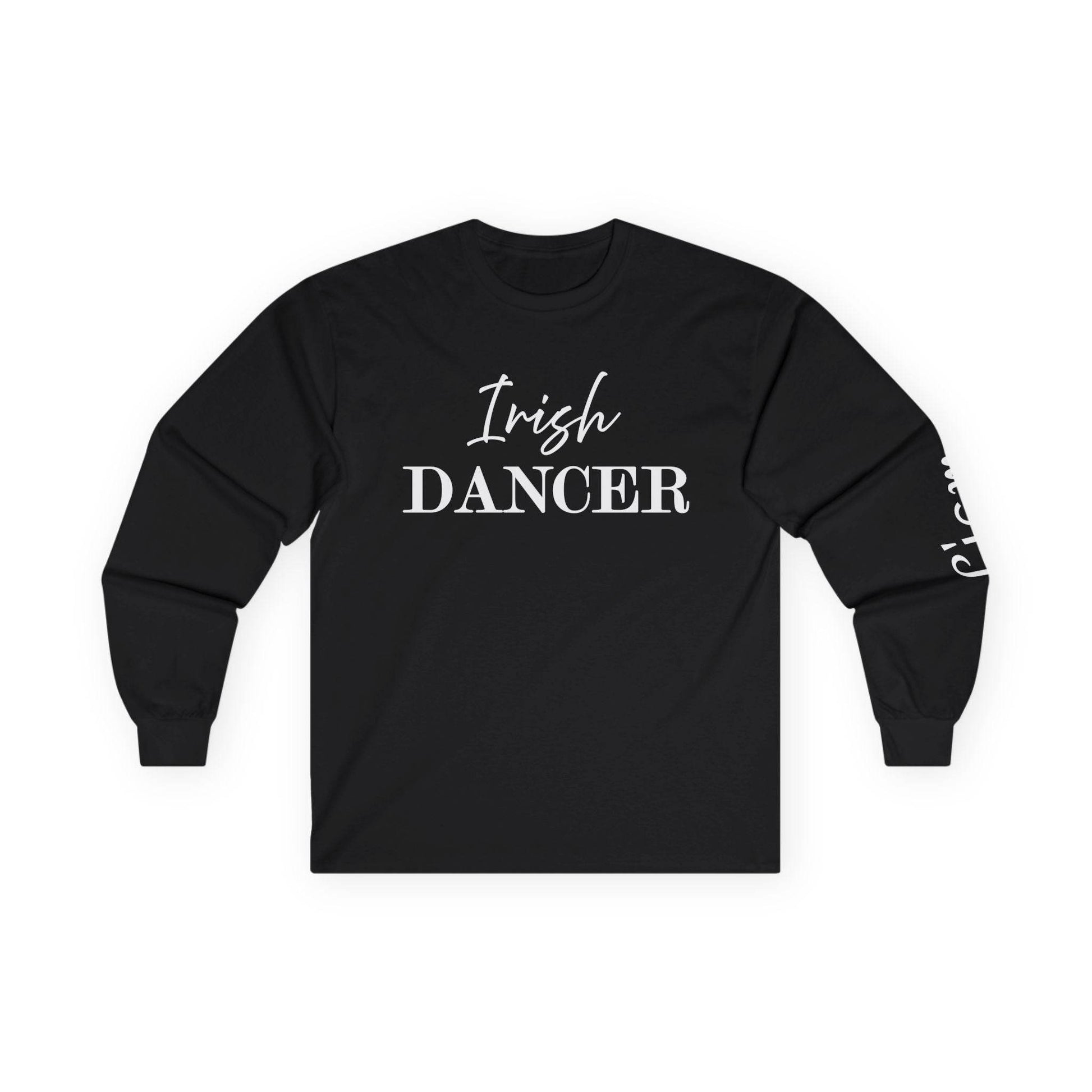 Personalized Irish Dancer Long Sleeve Tee, Unisex Cotton Shirt, Gift for Dancers, St. Patrick's Day Tee, Custom Name Irish Dance Shirt, Long - Little Flower Farm