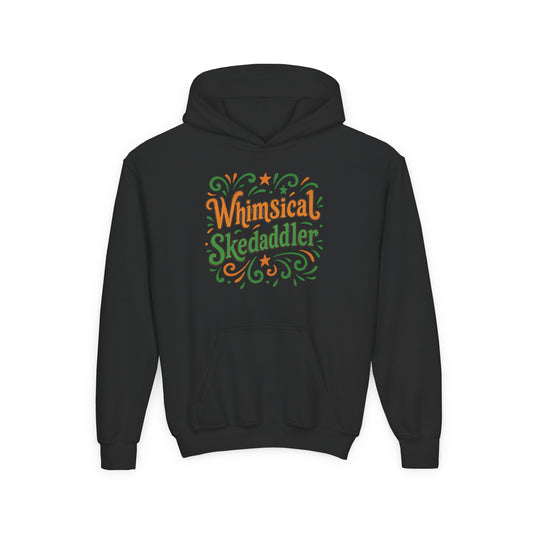 Whimsical Skedaddler Youth Hoodie, Fun Sweatshirt for Kids, Cozy Gift for Birthdays, Holiday Celebrations, Playful Casual Wear