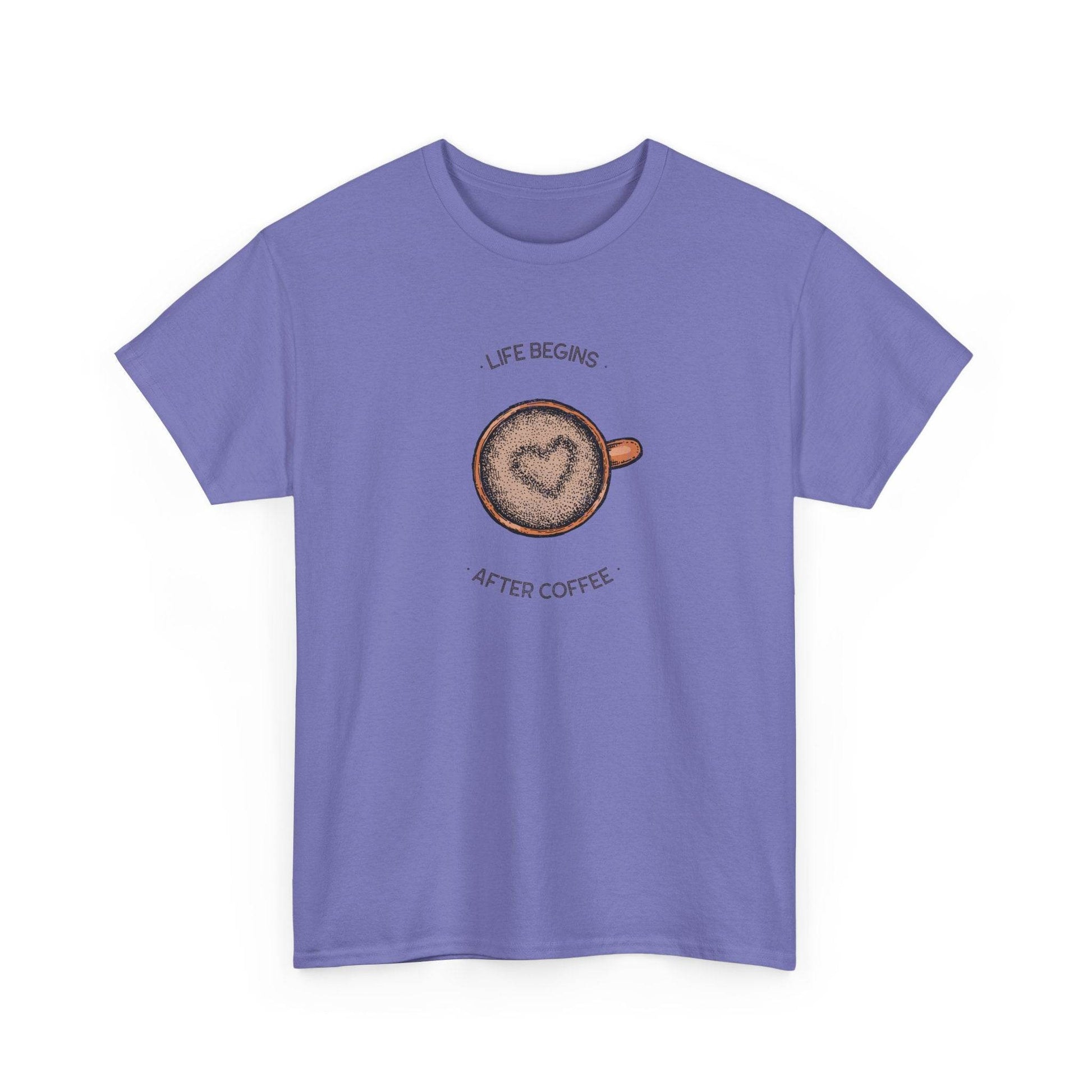 Coffee Lover Unisex Tee, Coffee Tee, Caffeine Addict Shirt, Funny Coffee Shirt, Coffee Gift, Coffee T-Shirt - Little Flower Farm
