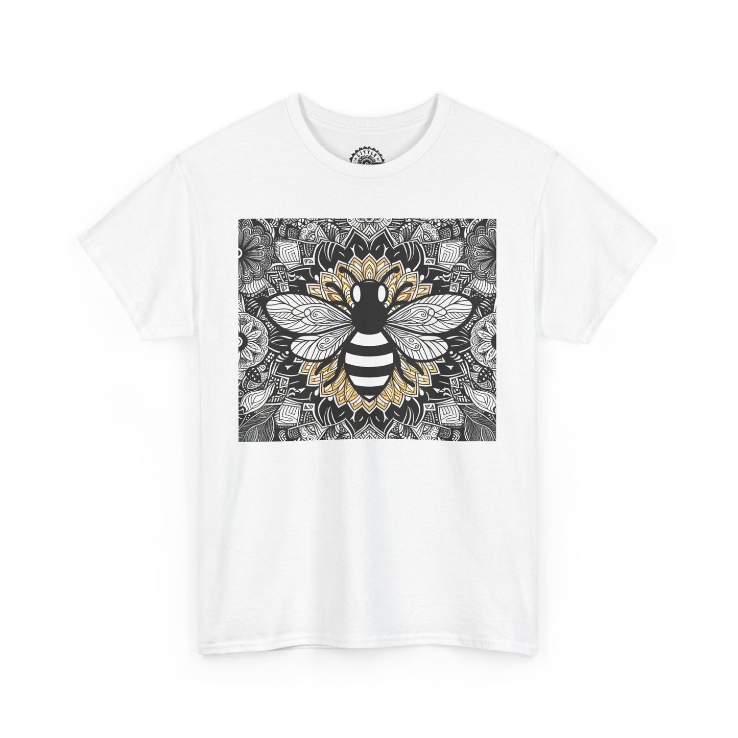 Honey Bee Design Unisex Heavy Cotton Tee