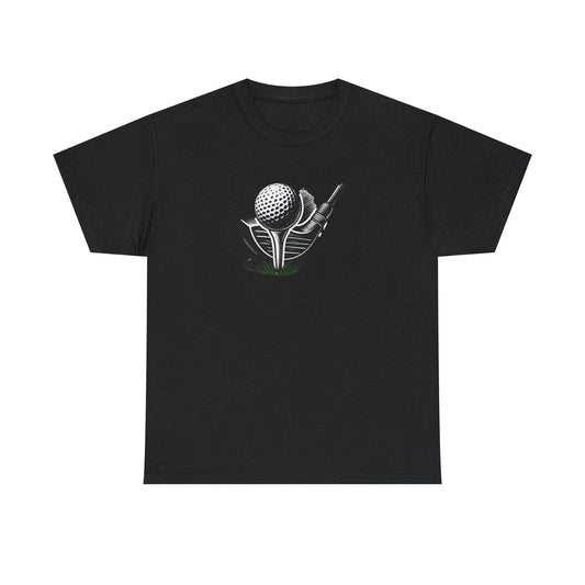 Golf Club Head Tee Shirt, Golf Lover Gift, Golfing Shirt, Unisex Tee, Golf Player FAV - Little Flower Farm