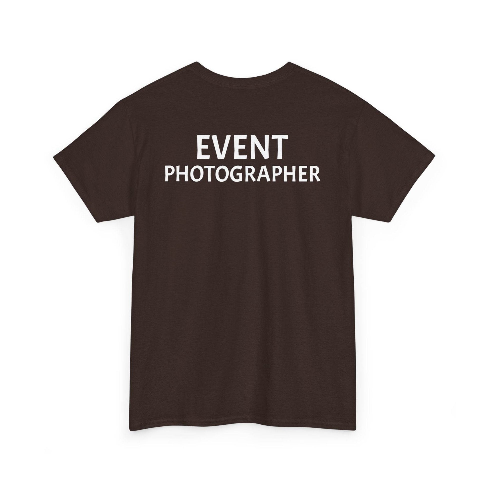 Unisex Heavy Cotton Tee - Event Photographer Graphic Shirt - Little Flower Farm