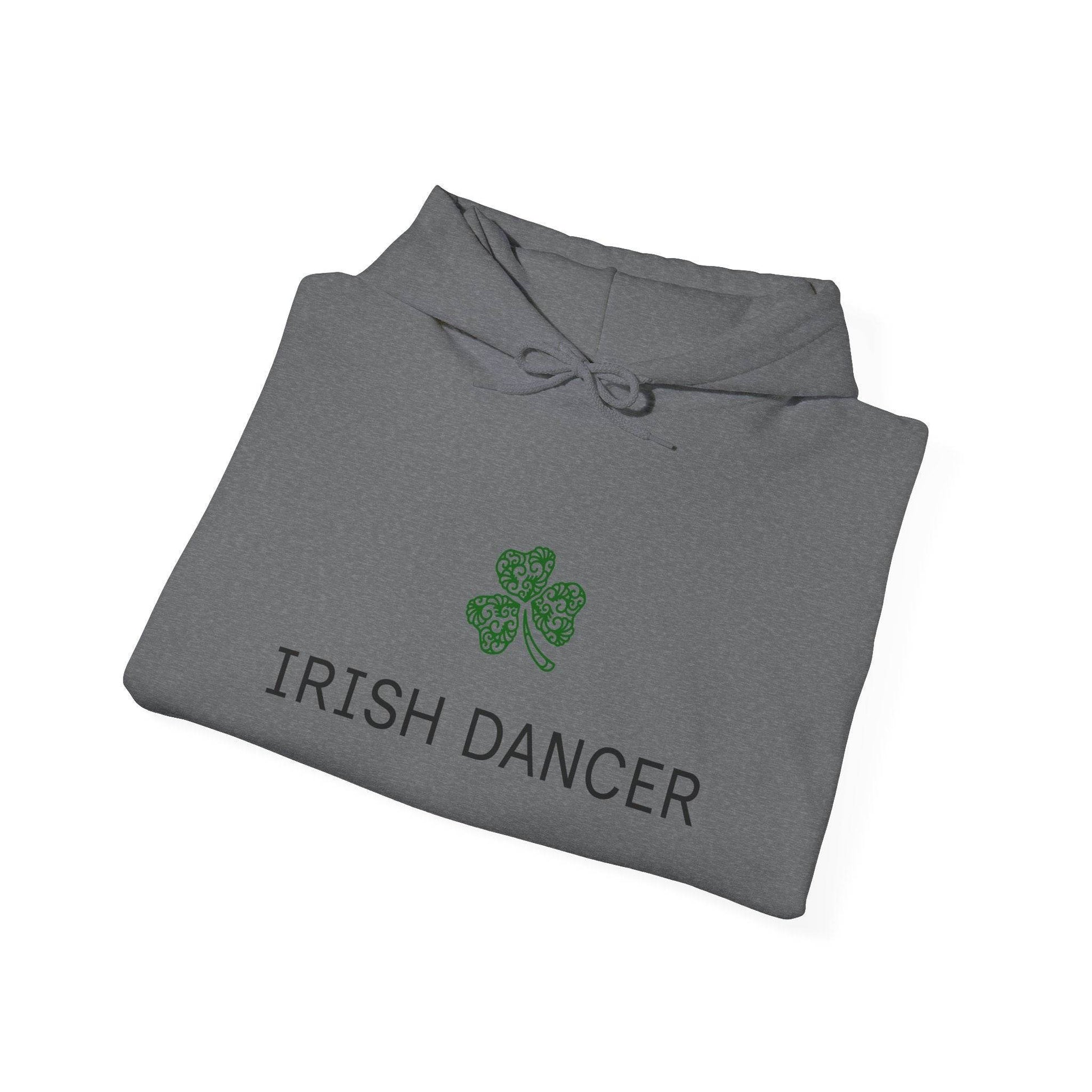 Personalized Irish Dancer Hoodie, Dance Sweatshirt, Celtic Jig Pullover, Shamrock Dance Jacket, St. Patrick's Day Top - Little Flower Farm
