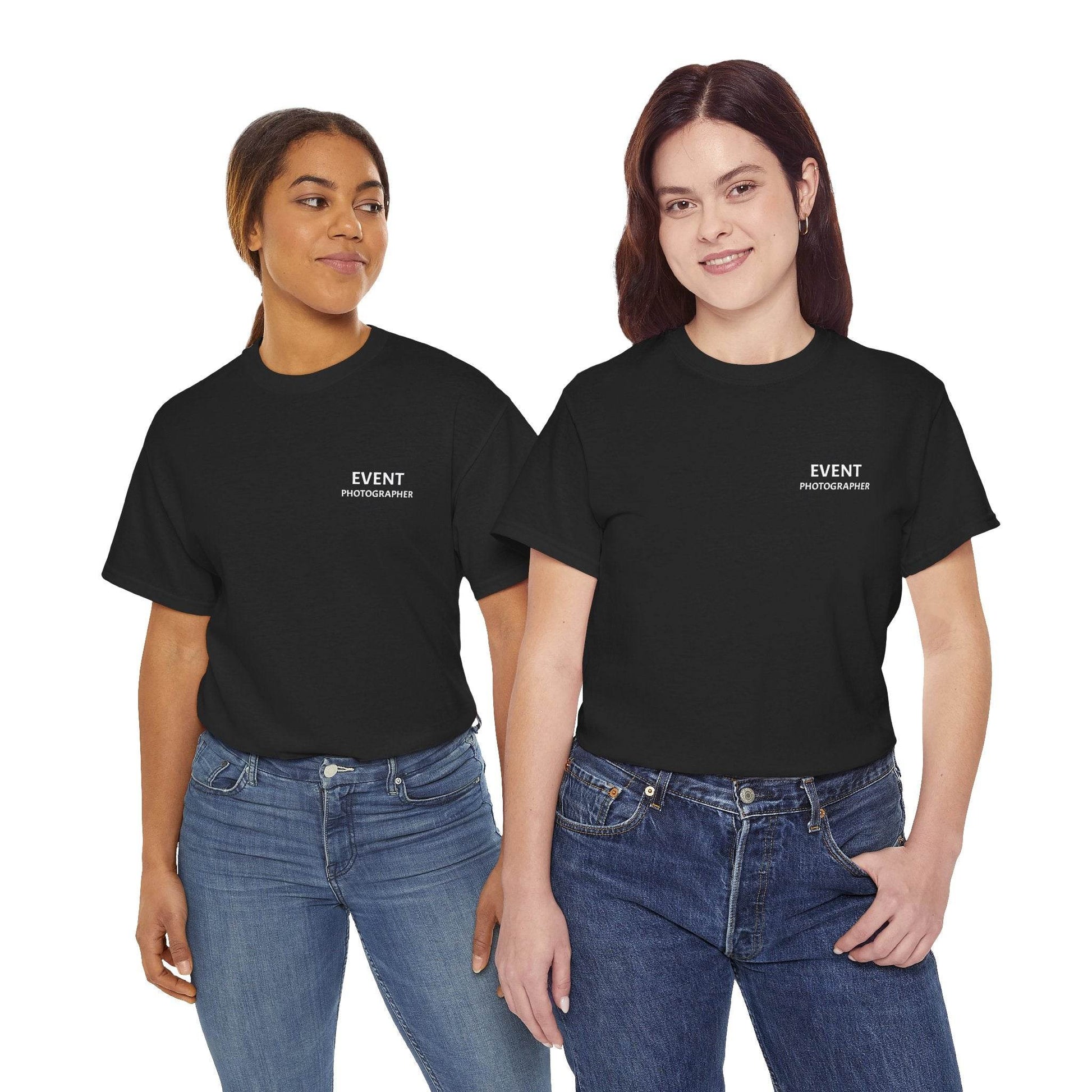 Unisex Heavy Cotton Tee - Event Photographer Graphic Shirt - Little Flower Farm