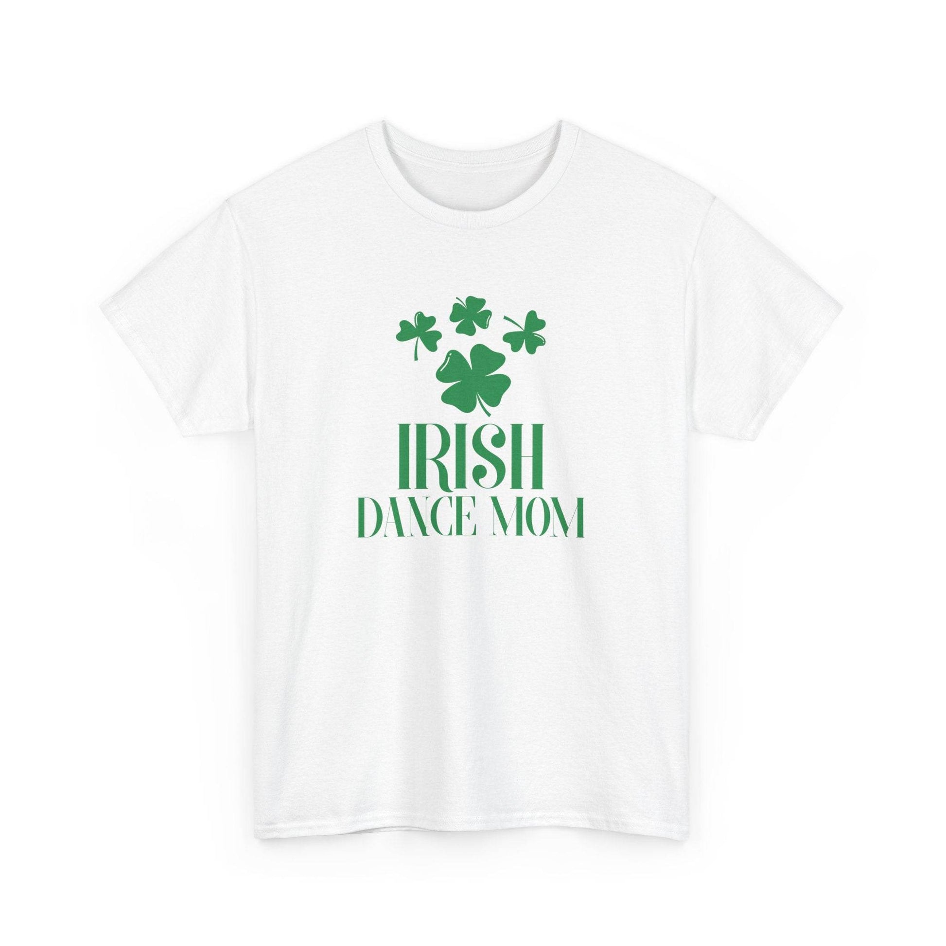 Irish Dance Mom Tee, St. Patrick's Day Shirt, Celtic Dance T-Shirt, Irish Pride Top, Shamrock Apparel - Little Flower Farm