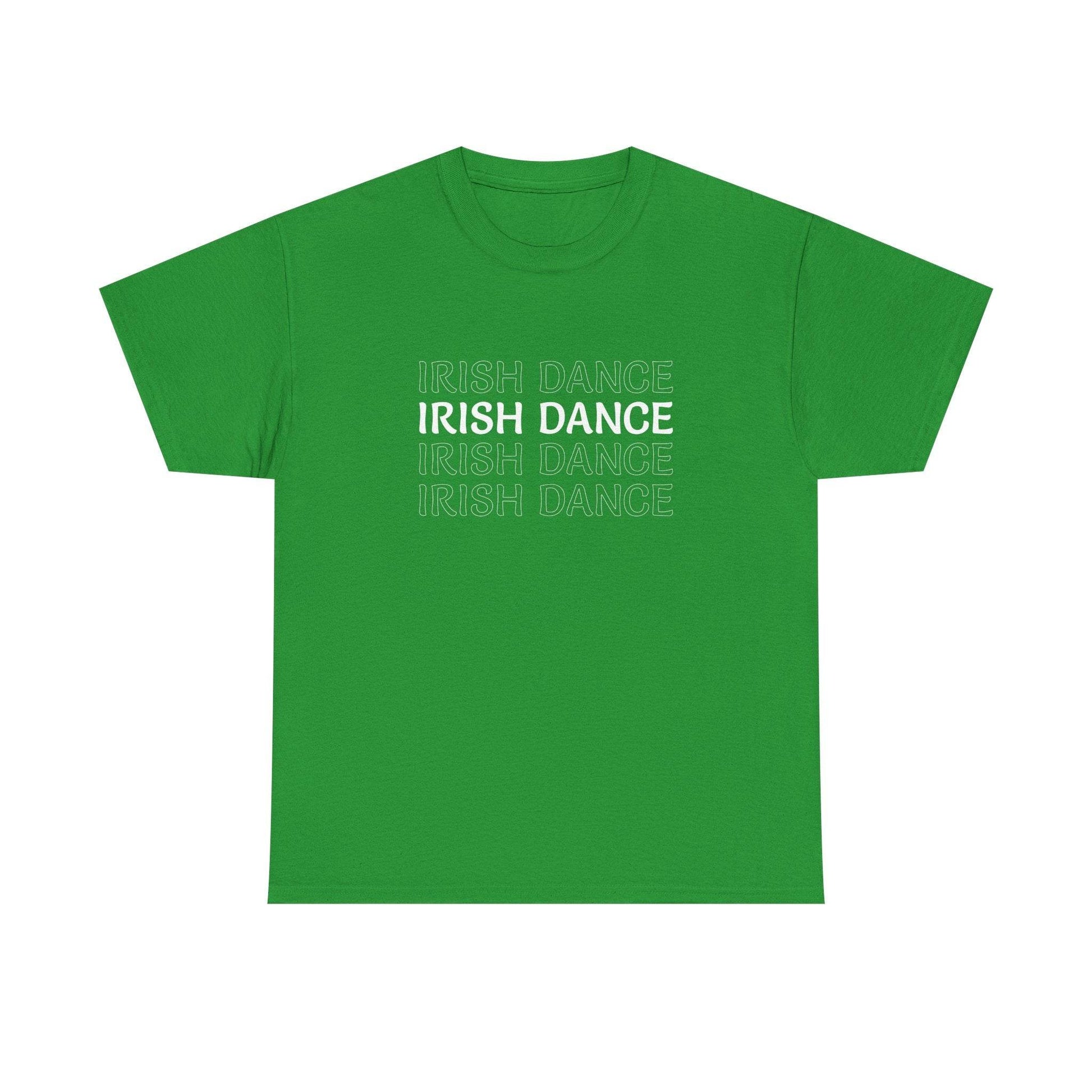 Irish Dance Tee, St. Patrick's Day Shirt, Celtic Dance T-Shirt, Irish Pride Top, Shamrock Apparel - Little Flower Farm