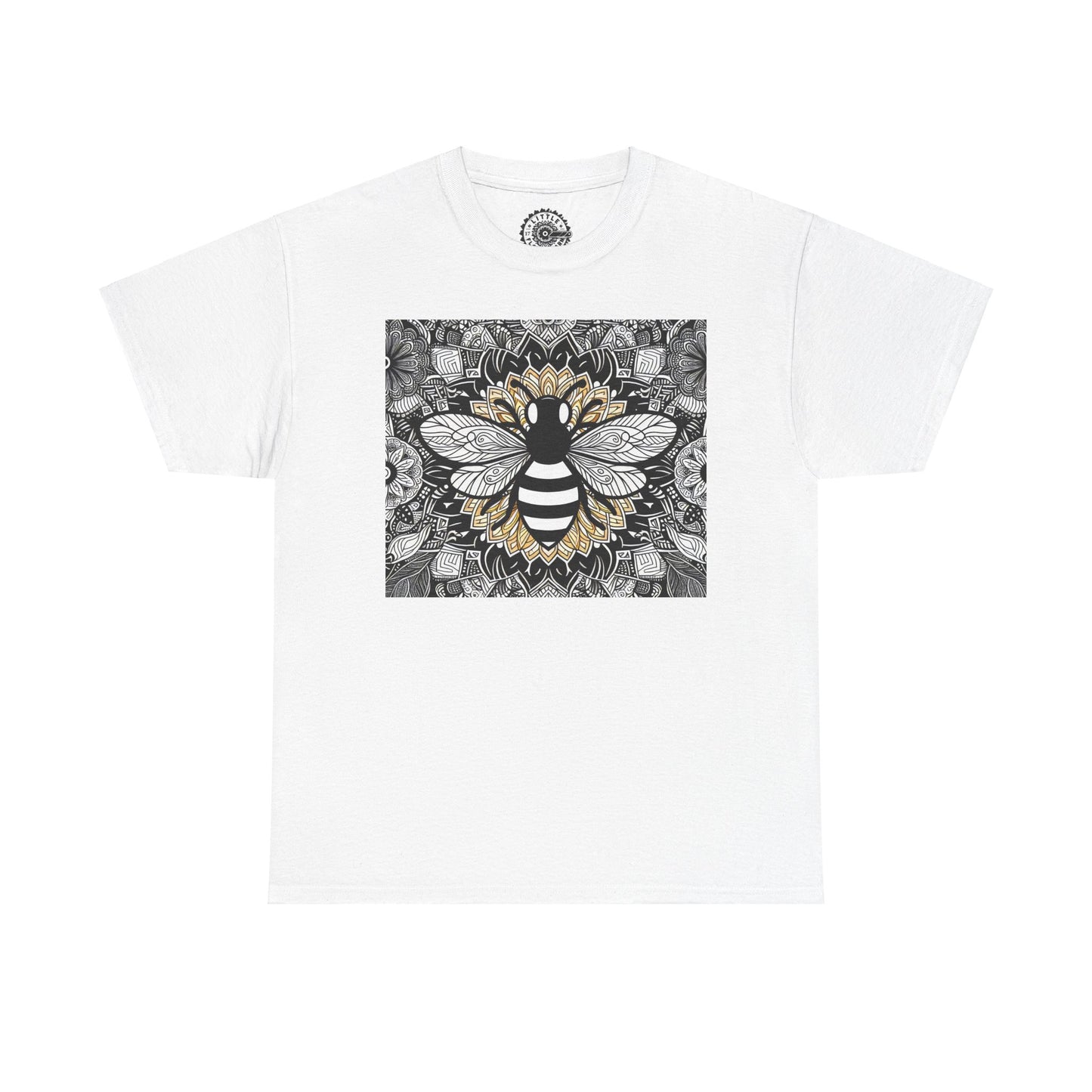 Honey Bee Design Unisex Heavy Cotton Tee