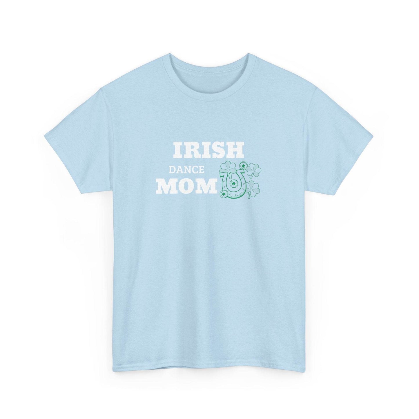Irish Dance Mom Tee, St. Patrick's Day Shirt, Celtic Dance T-Shirt, Irish Pride Top, Shamrock Apparel - Little Flower Farm