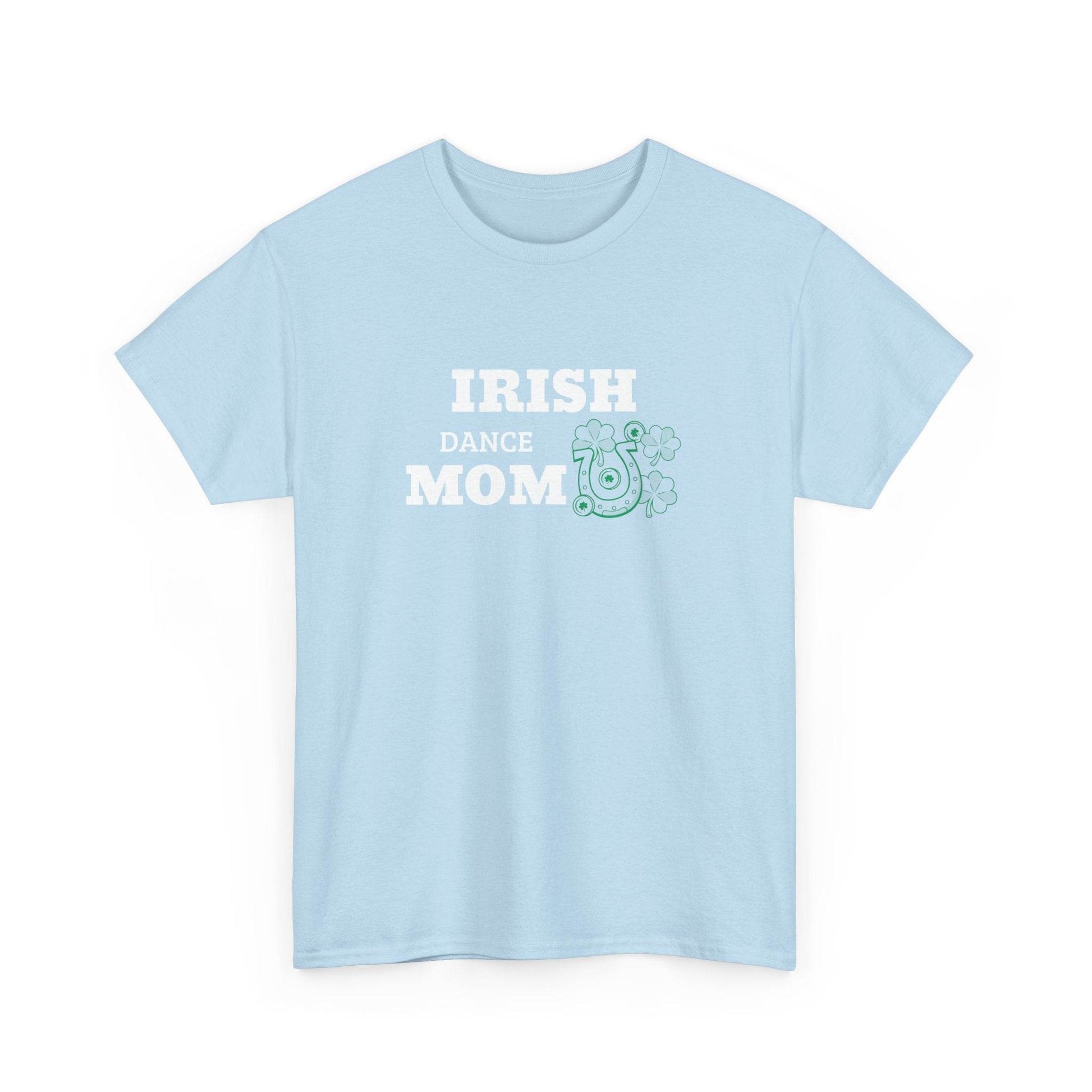 Irish Dance Mom Tee, St. Patrick's Day Shirt, Celtic Dance T-Shirt, Irish Pride Top, Shamrock Apparel - Little Flower Farm