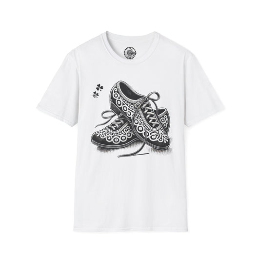 Irish Dance Shoes Themed Unisex Softstyle T-Shirt