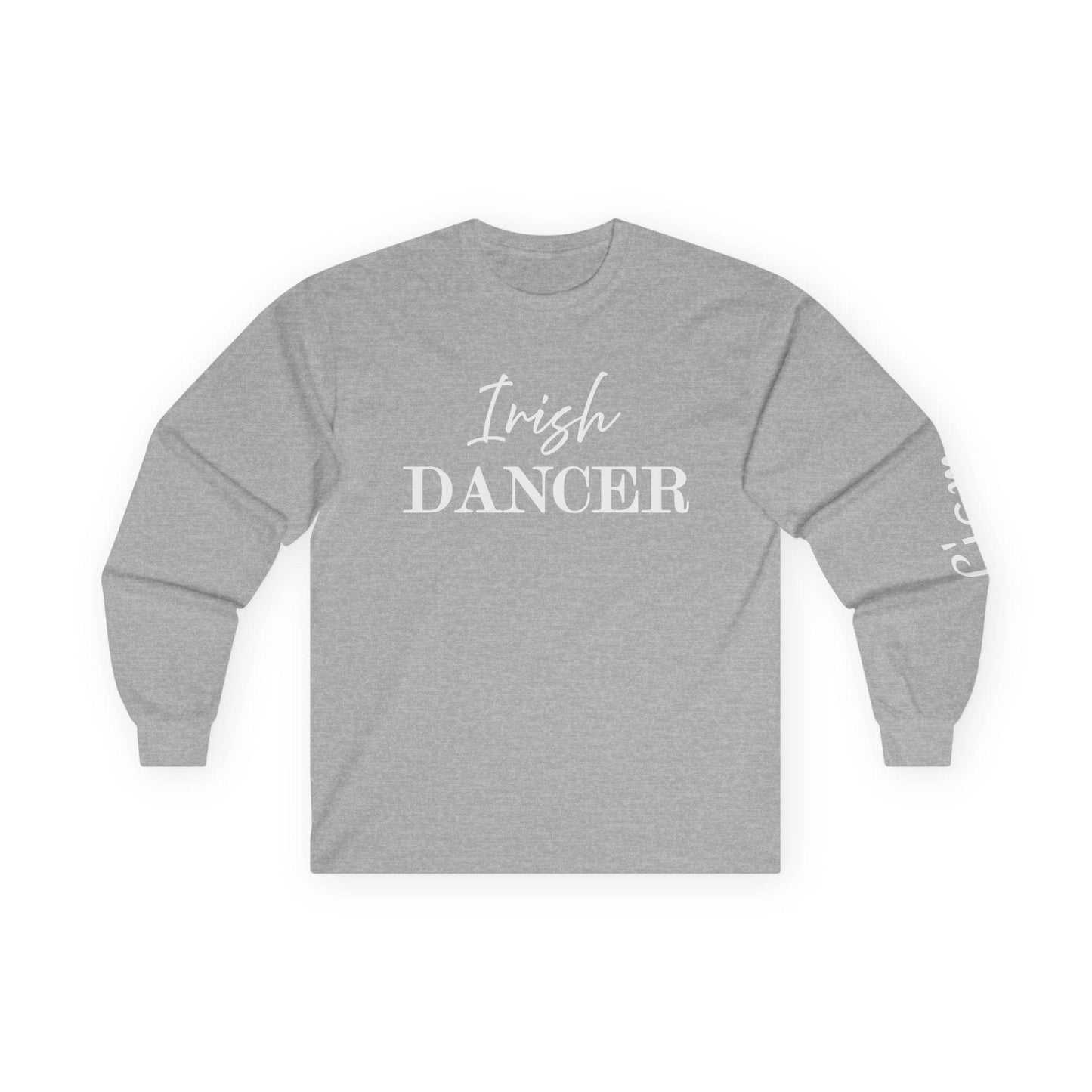 Personalized Irish Dancer Long Sleeve Tee, Unisex Cotton Shirt, Gift for Dancers, St. Patrick's Day Tee, Custom Name Irish Dance Shirt, Long - Little Flower Farm