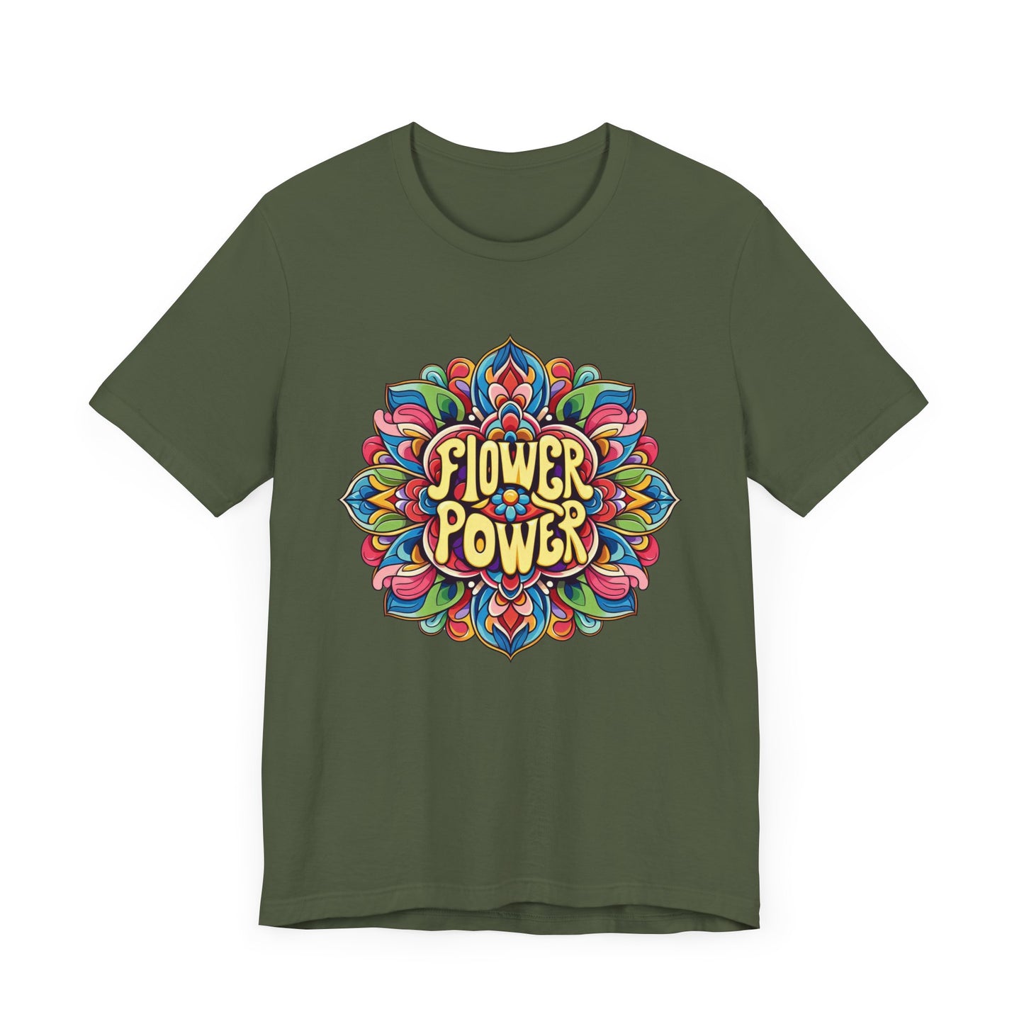 "Flower Power" Unisex Jersey Short Sleeve Tee