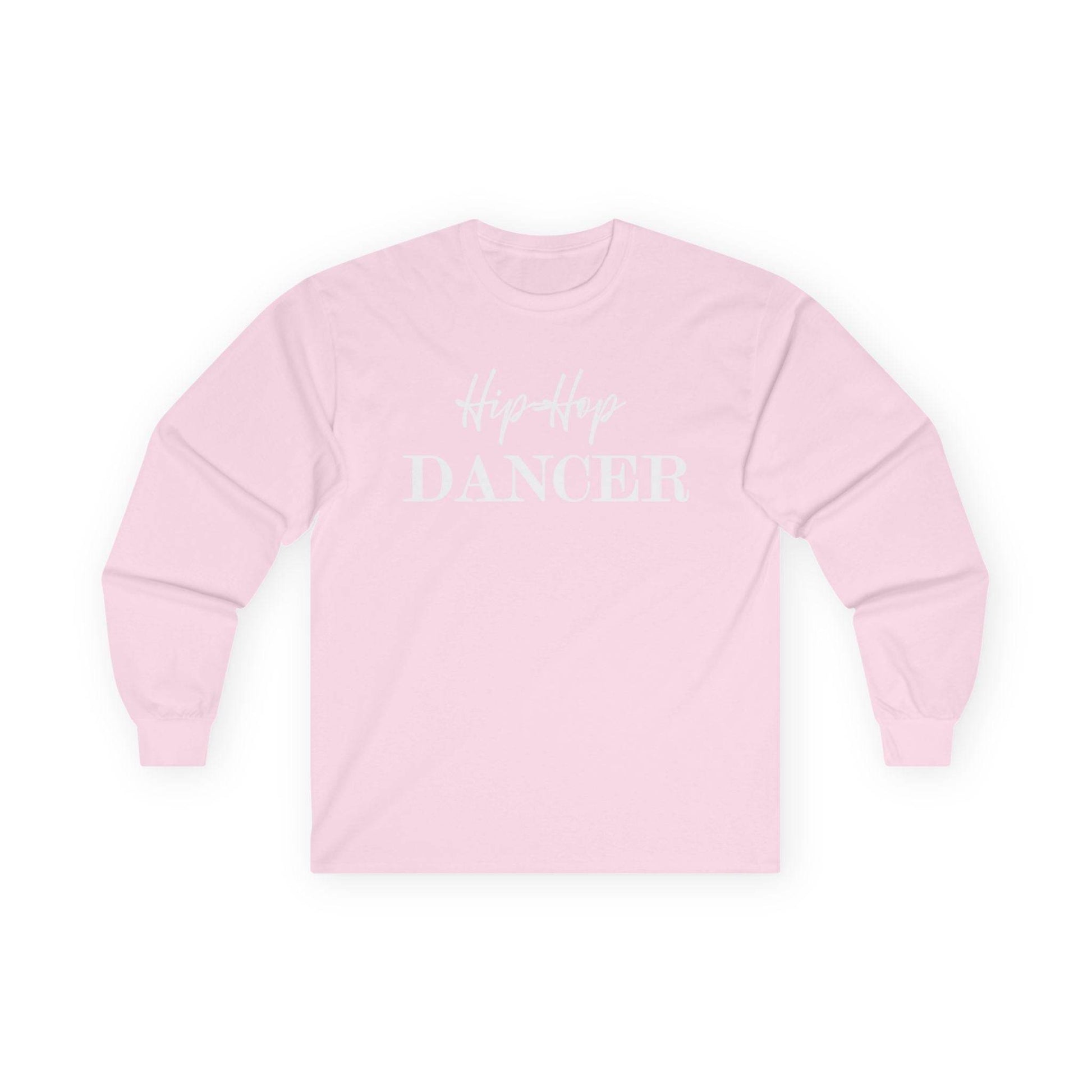 Hip Hop Dancer Long Sleeve Tee, Dance Practice Unisex Cotton Shirt, Urban Streetwear Top, Hip Hop Clothing Gift, Dance Class Apparel - Little Flower Farm