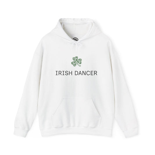 Irish Dancer Hoodie, Dance Sweatshirt, Celtic Jig Pullover, Shamrock Dance Jacket, St. Patrick's Day Top - Little Flower Farm