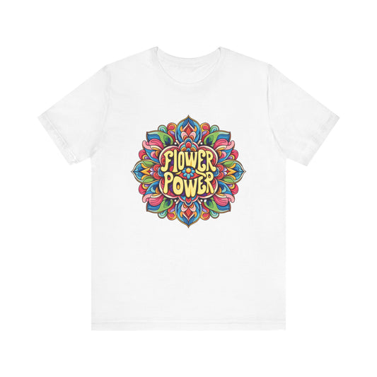 "Flower Power" Unisex Jersey Short Sleeve Tee