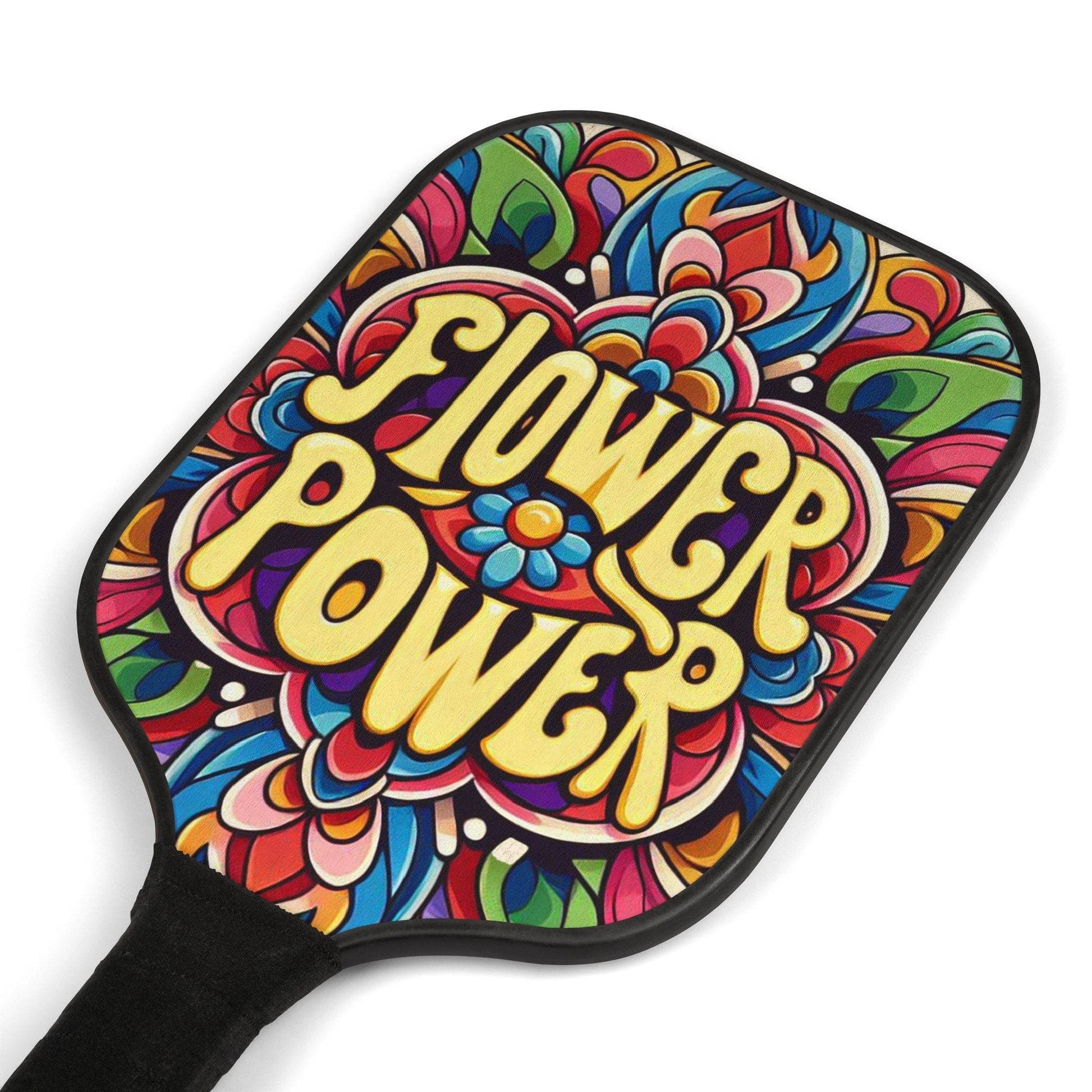 Pickleball Kit, Flower Power Pickleball Set, Hippy Boho Paddle Set, Fun Pickleball Gear, Pickleball Starter Kit - Little Flower Farm