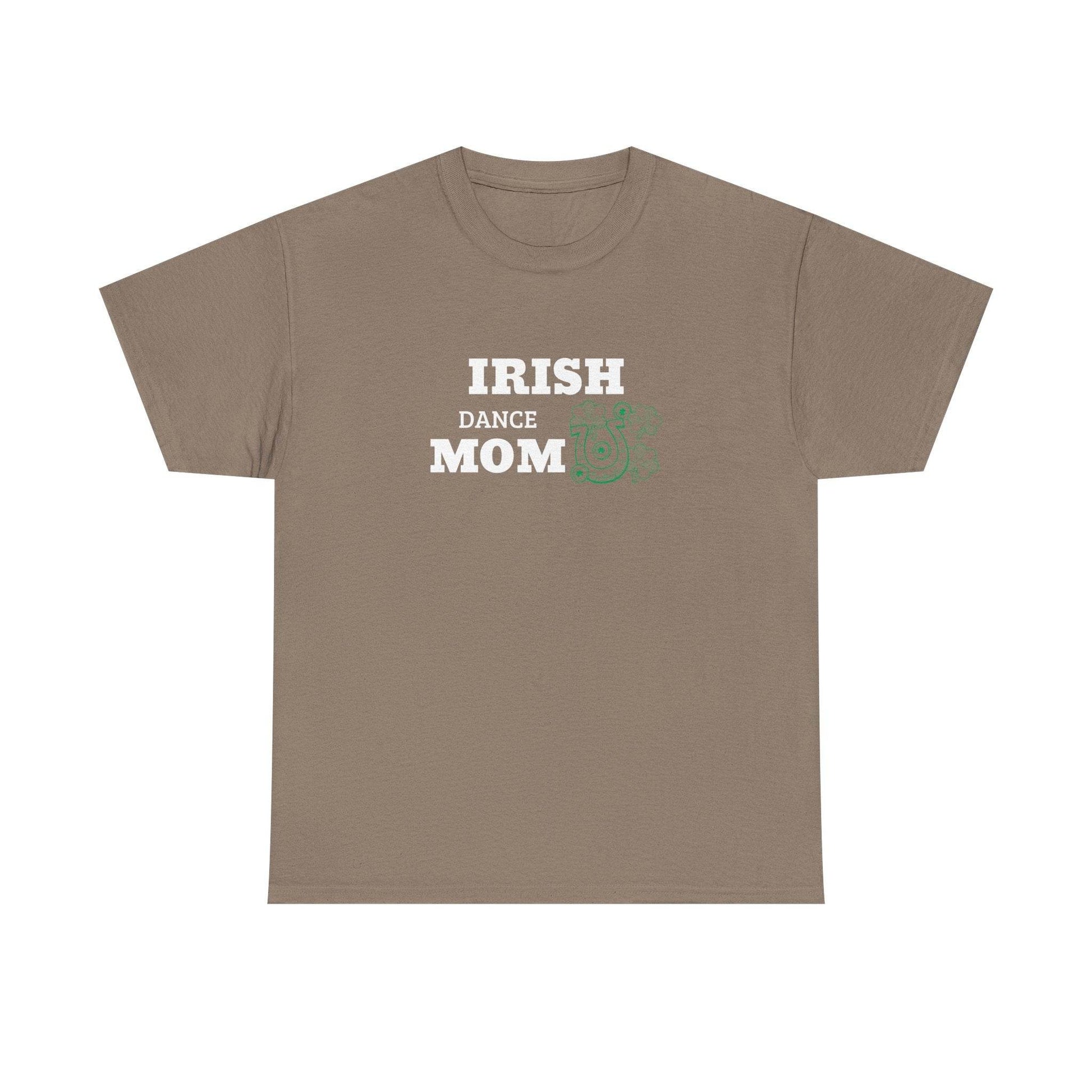 Irish Dance Mom Tee, St. Patrick's Day Shirt, Celtic Dance T-Shirt, Irish Pride Top, Shamrock Apparel - Little Flower Farm