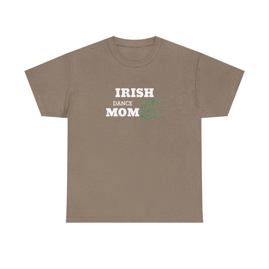 Irish Dance Mom Tee, St. Patrick's Day Shirt, Celtic Dance T-Shirt, Irish Pride Top, Shamrock Apparel - Little Flower Farm