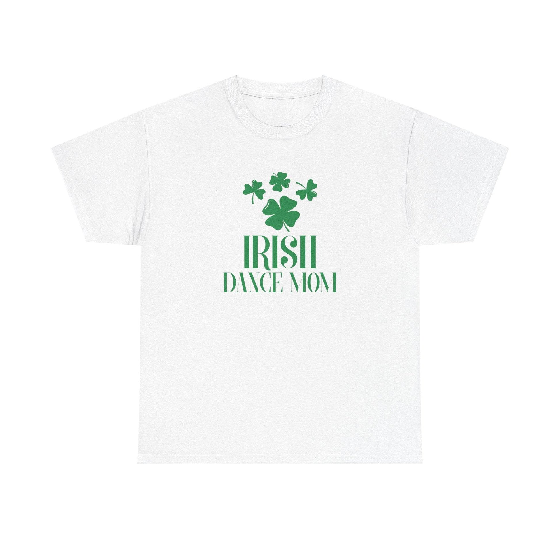 Irish Dance Mom Tee, St. Patrick's Day Shirt, Celtic Dance T-Shirt, Irish Pride Top, Shamrock Apparel - Little Flower Farm