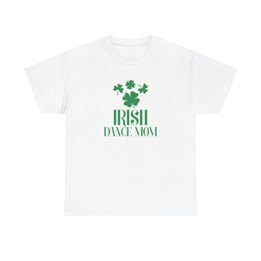 Irish Dance Mom Tee, St. Patrick's Day Shirt, Celtic Dance T-Shirt, Irish Pride Top, Shamrock Apparel - Little Flower Farm