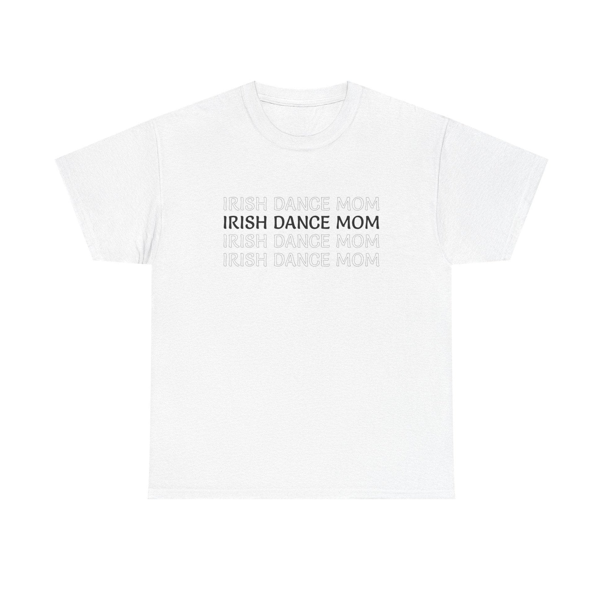 Irish Dance Mom Tee, St. Patrick's Day Shirt, Celtic Dance T-Shirt, Irish Pride Top, Shamrock Apparel - Little Flower Farm