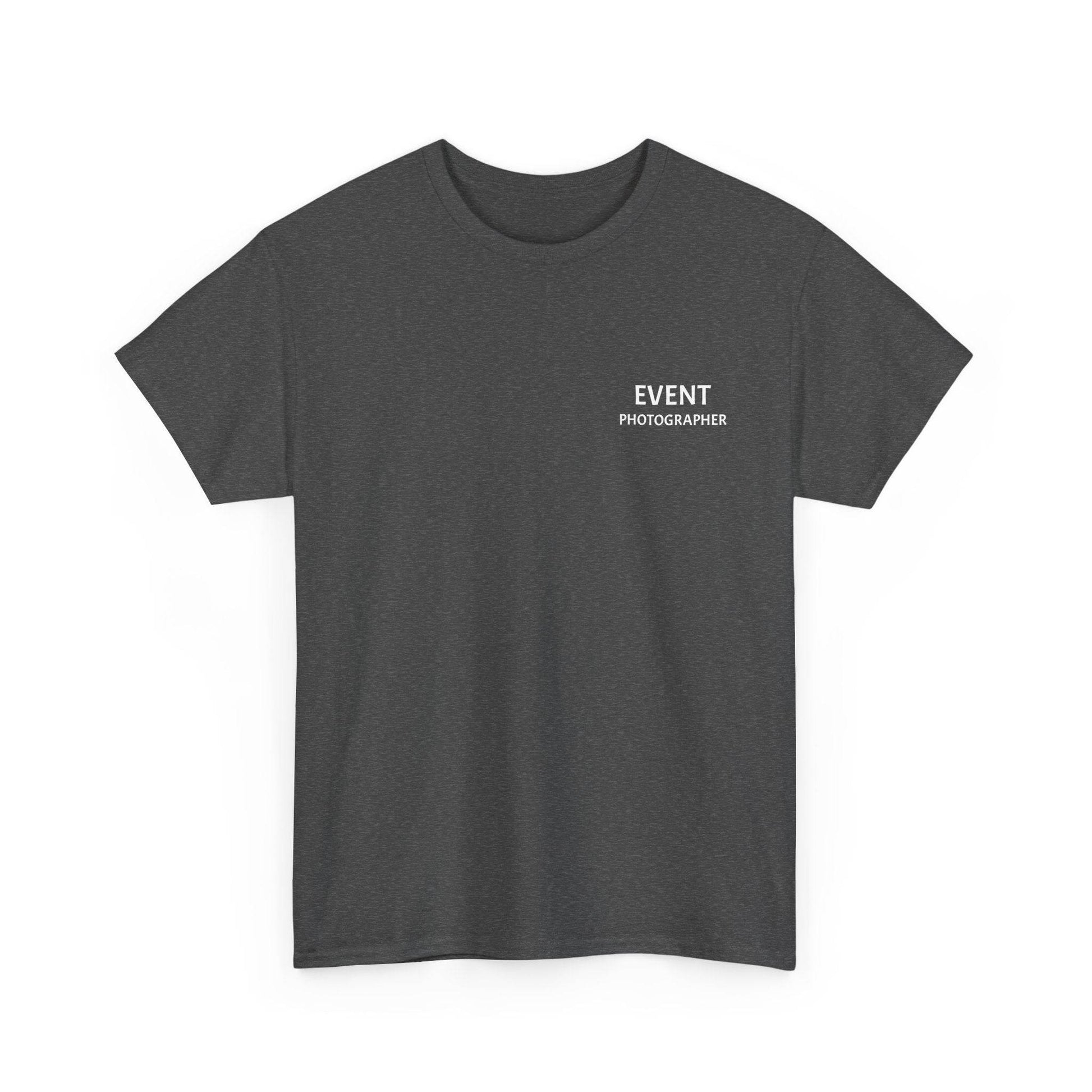 Unisex Heavy Cotton Tee - Event Photographer Graphic Shirt - Little Flower Farm