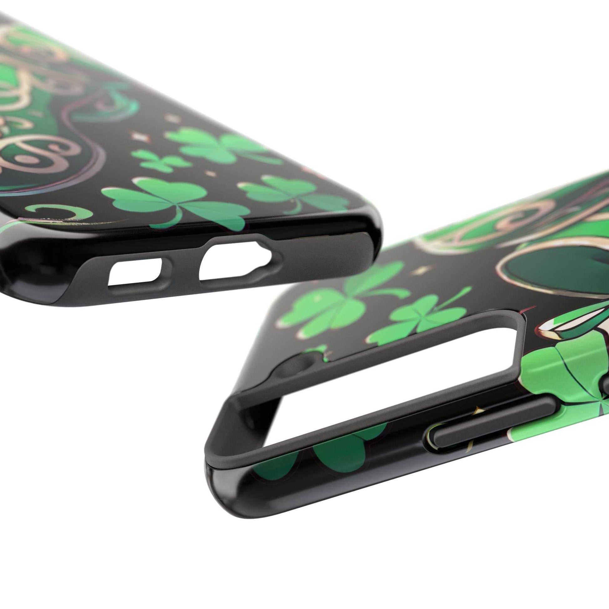 Irish Dance Shoe Tough Phone Case - St. Patrick's Day Gift, Protective Cover, Irish Dance Lover Phone Accessory, Celtic Dance Shoes Case - Little Flower Farm