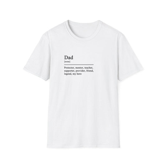 Dad Definition Unisex T-Shirt, Fathers Day Gift Tee, Softstyle Shirt for Dad, House Wear, Comfortable Tee Shirt - Little Flower Farm