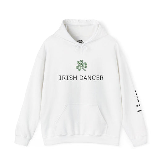 Personalized Irish Dancer Hoodie, Dance Sweatshirt, Celtic Jig Pullover, Shamrock Dance Jacket, St. Patrick's Day Top - Little Flower Farm