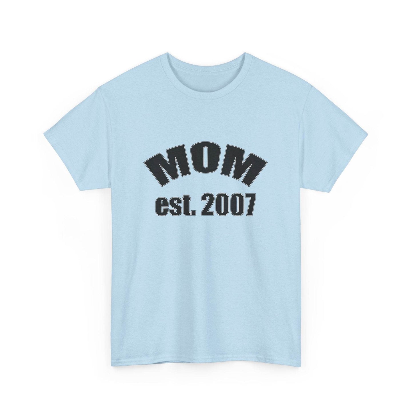 Mom Established in Shirt, Personalized Tee, Mother's Day Gift, Custom Year - Little Flower Farm