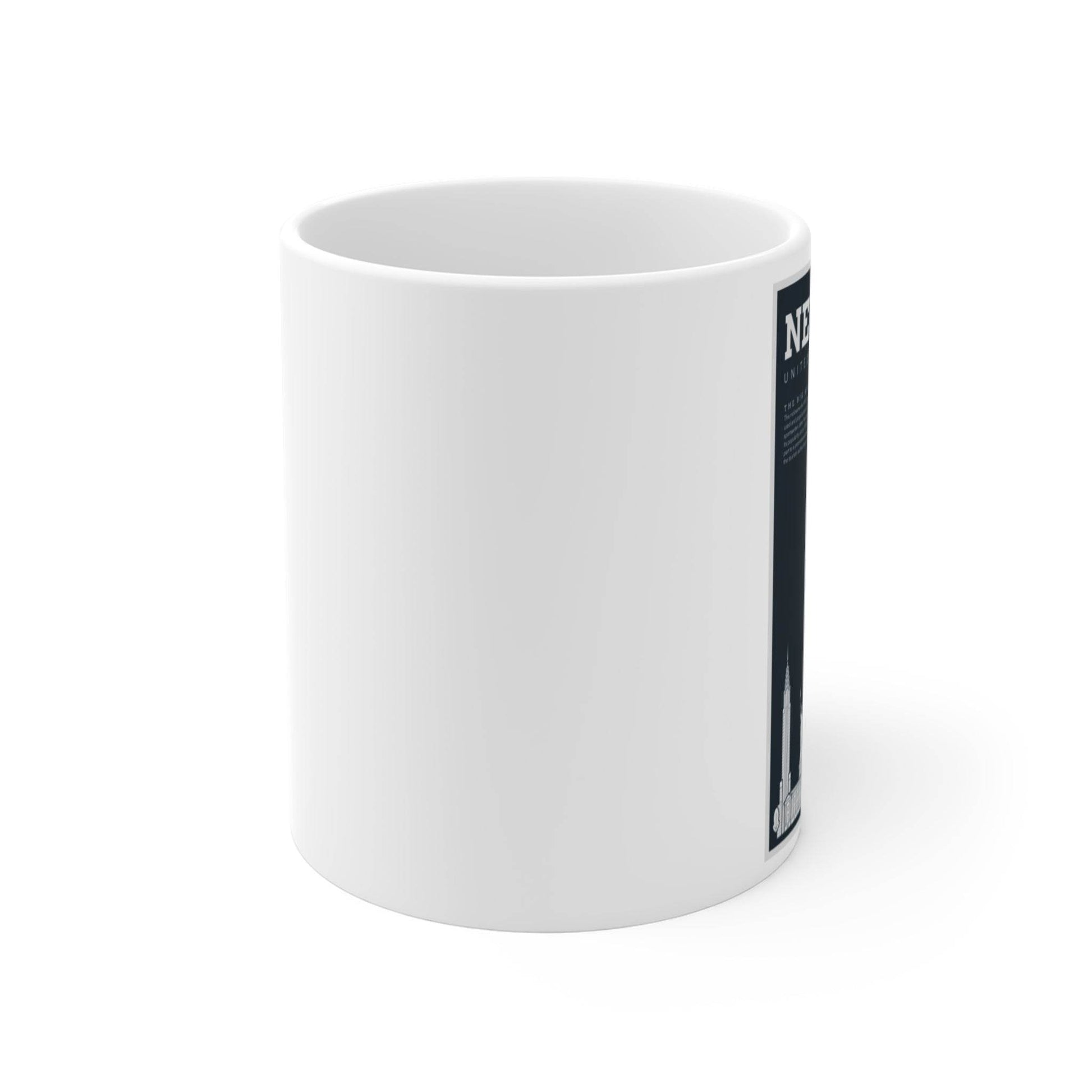 New York Themed Coffee Tea Mug 11oz - Little Flower Farm