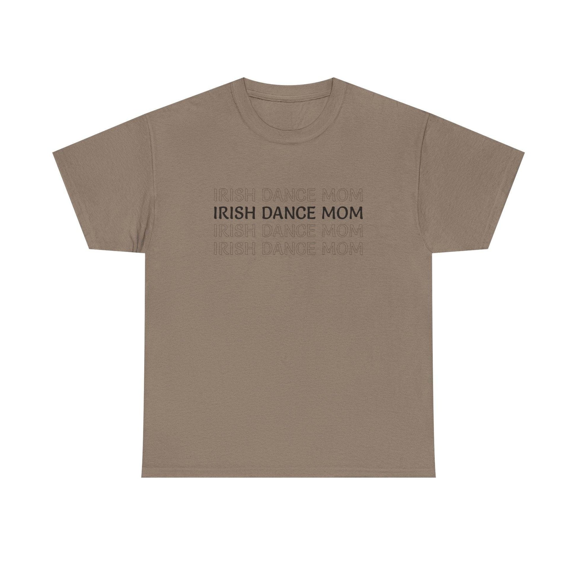 Irish Dance Mom Tee, St. Patrick's Day Shirt, Celtic Dance T-Shirt, Irish Pride Top, Shamrock Apparel - Little Flower Farm
